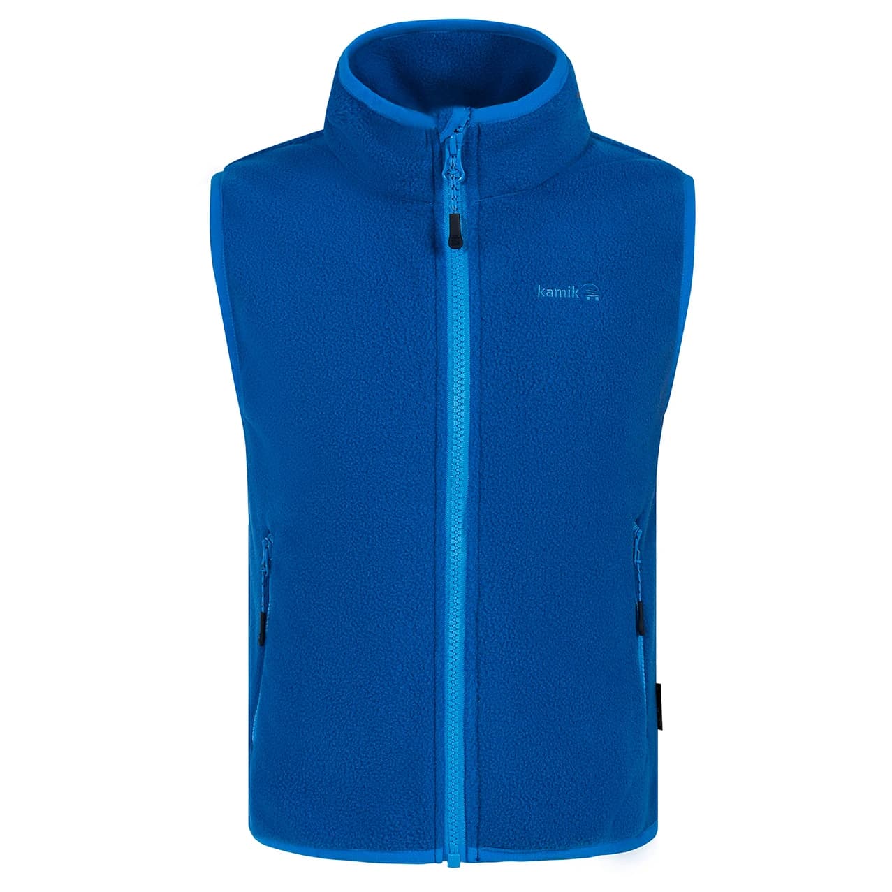 Детски поларен елек Kamik Kid's Phoenix Fleece vest - Blue / Sea