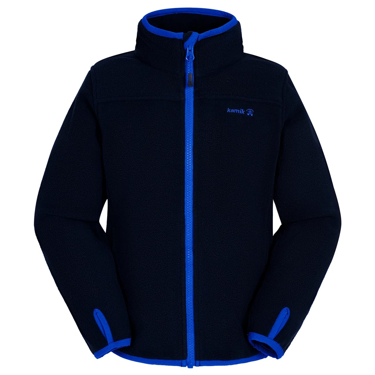 Детско поларено яке Kamik Kid's Ridley Fleece jacket - Midnight / Blue