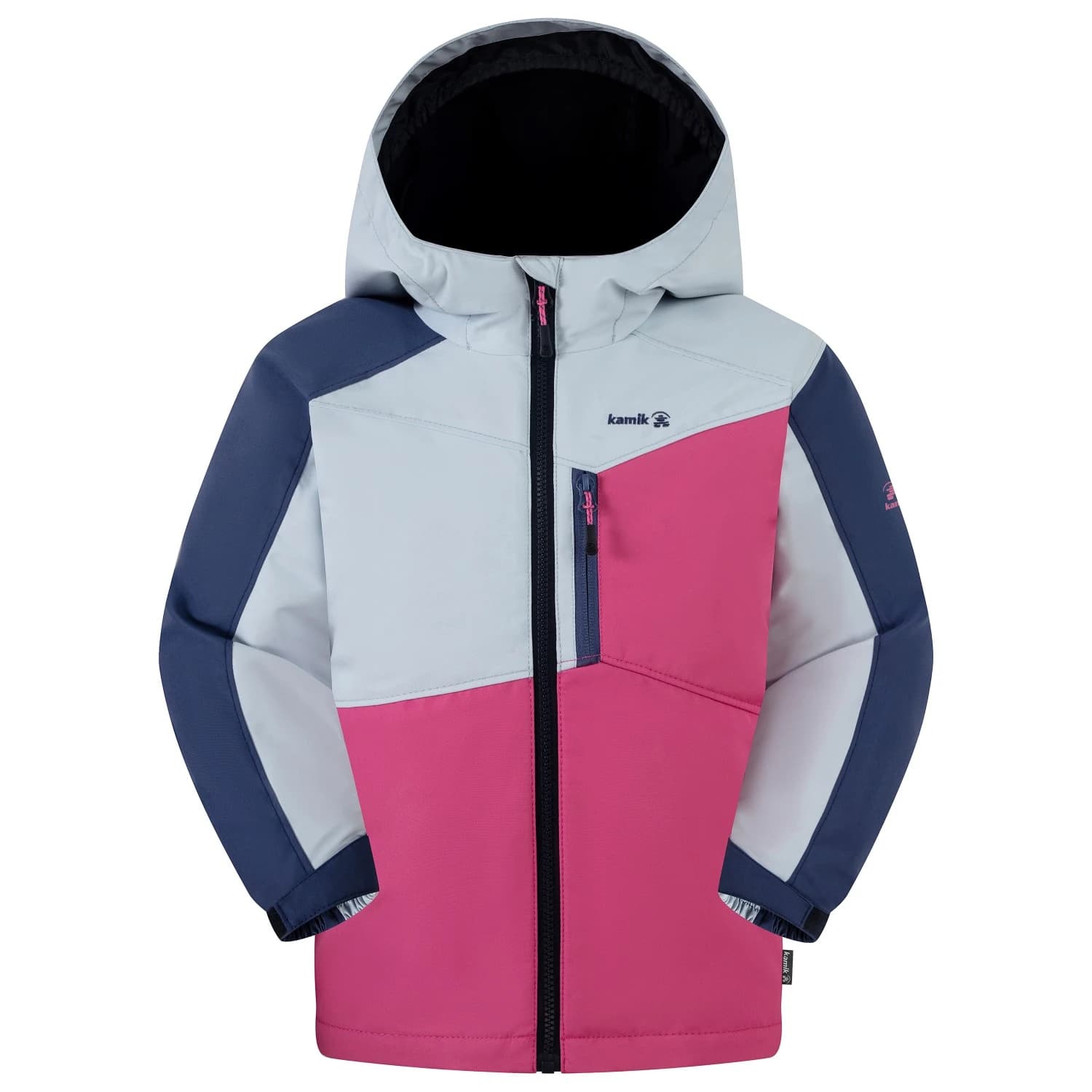 Детско водоустойчиво яке Kamik Kid's Tara Waterproof jacket - Ice / Slate