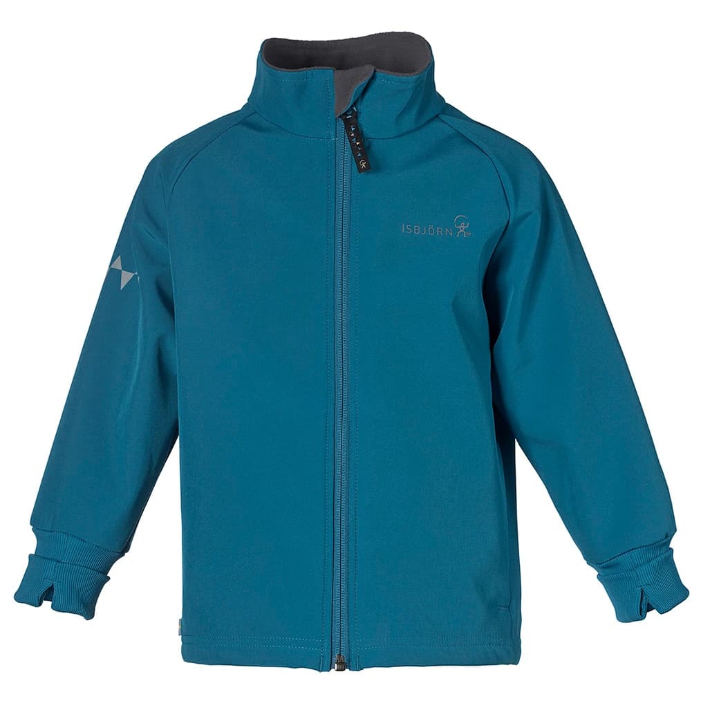 Детско софтшел яке Isbjörn Kid's Thunder Wind & Rain Bloc Jacket Softshell jacket - Teal