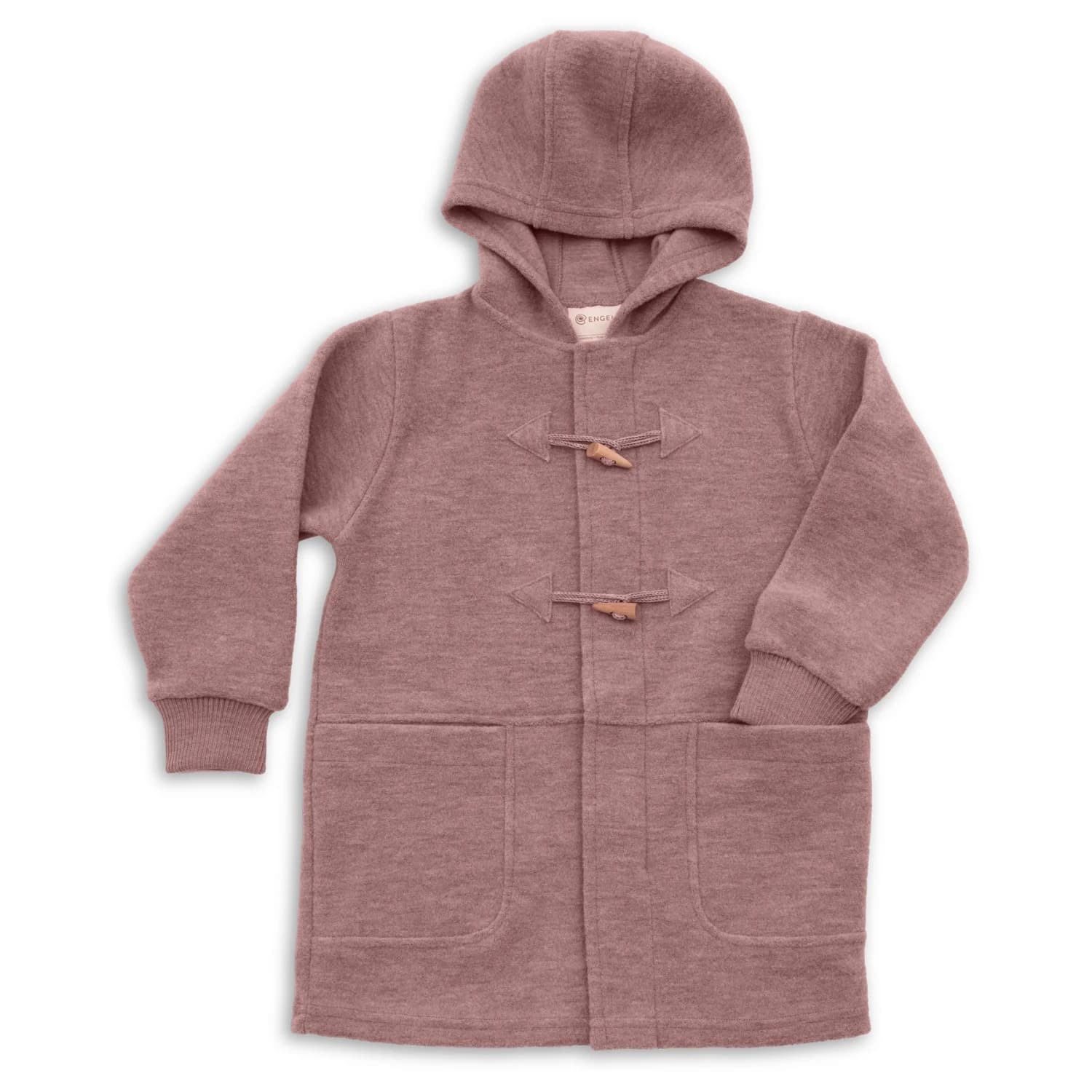 Детско вълнено яке Engel Kid's Mantel Coat - Rose Melange