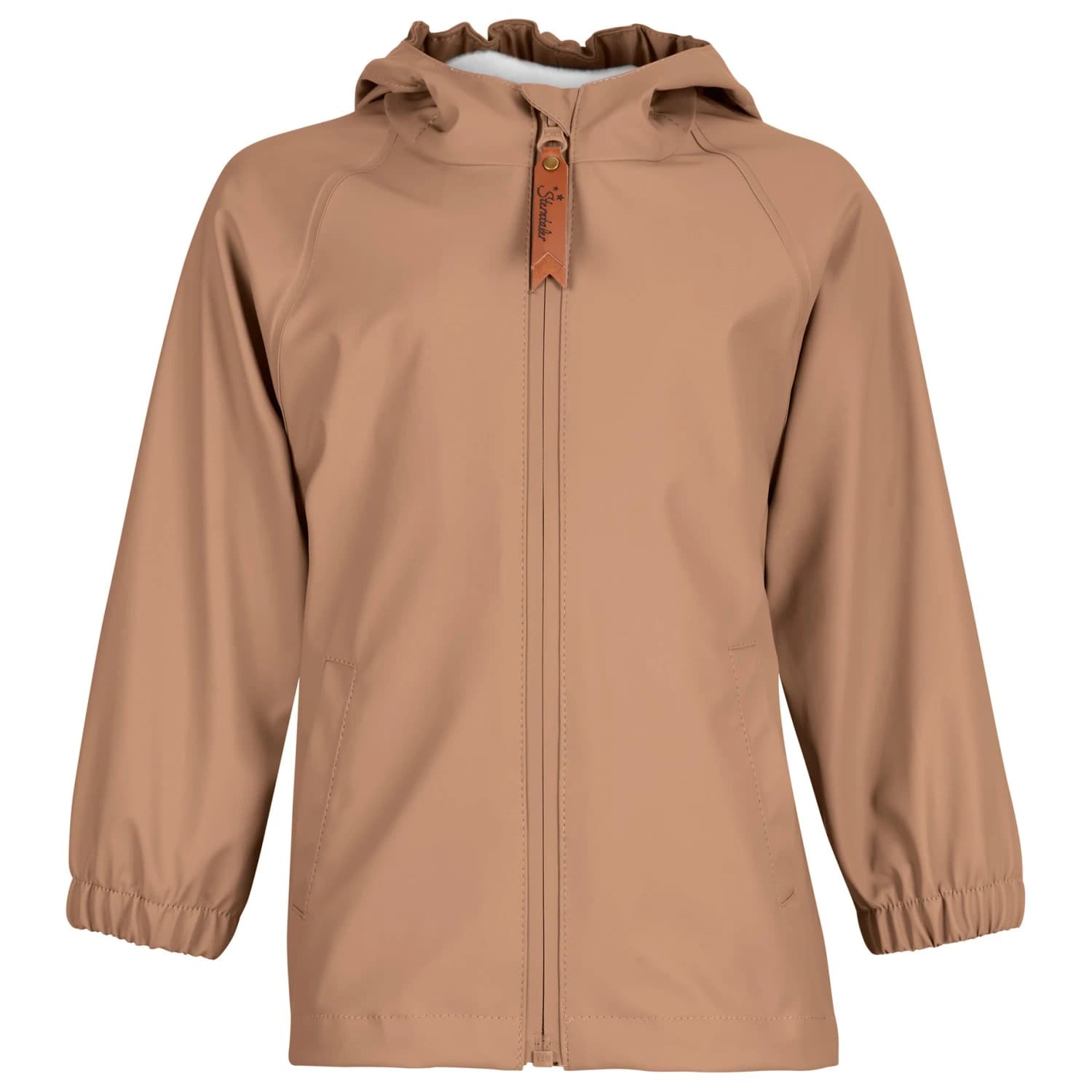 Детско водоустойчиво яке Sterntaler Kids' Unlined Rain Jacket Plain Waterproof jacket - Lehmbraun