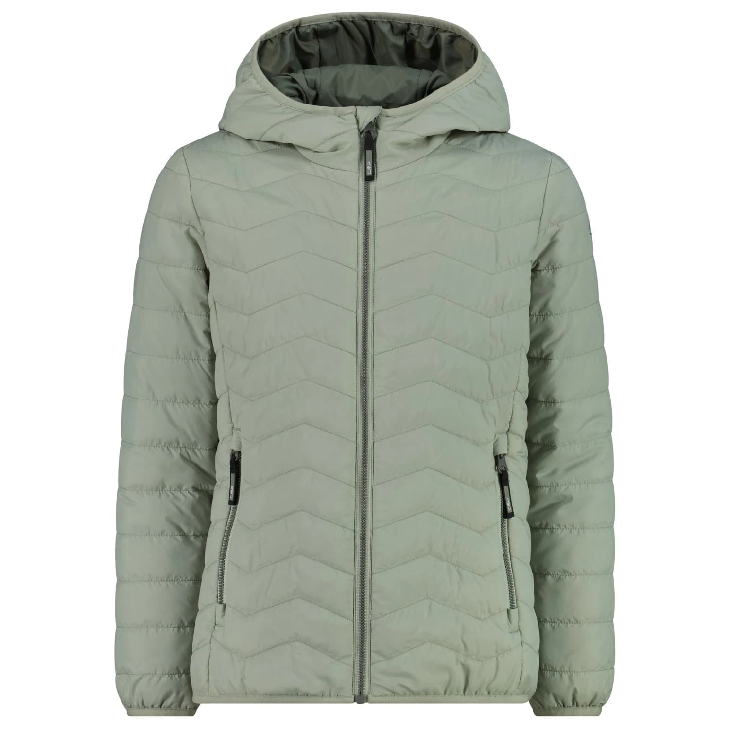 Синтетично яке CMP Girl's Jacket Fix Hood Synthetic jacket - Pistacchio