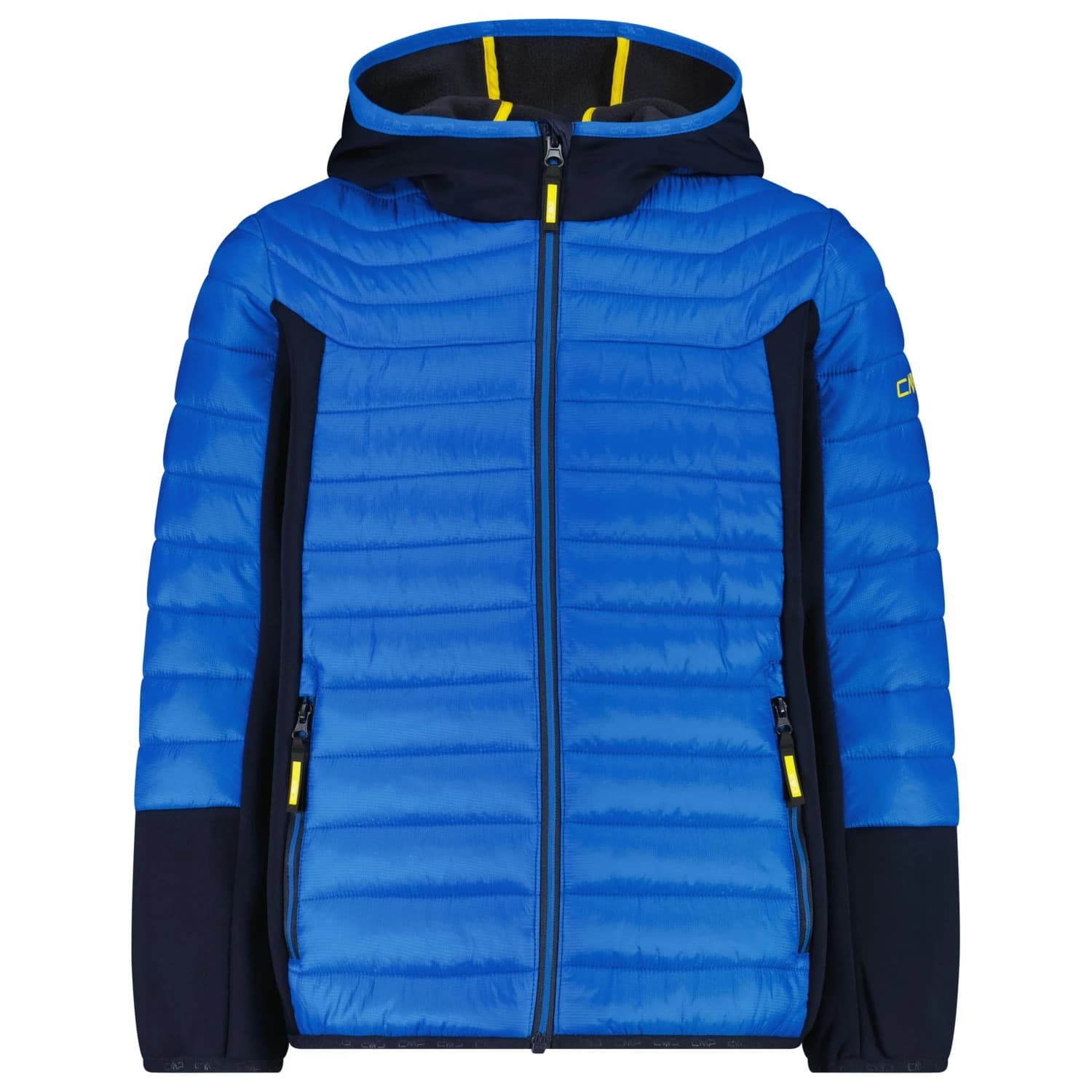 Детско синтетично яке Cmp Kid's Jacket Hybrid Fix Hood 35Z3214 Hybrid jacket - Royal Blue