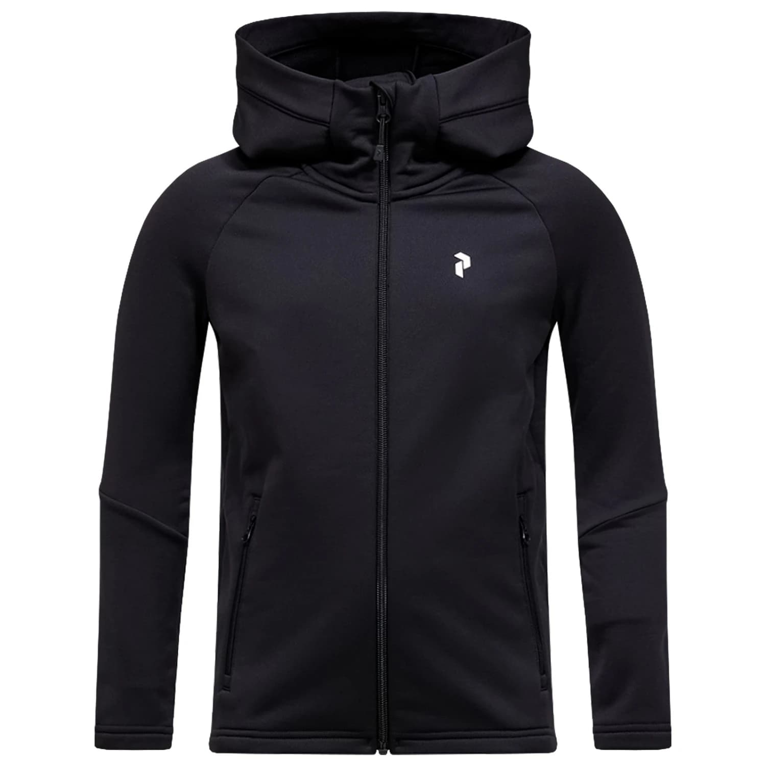 Детско поларено яке Peak Performance Kid's Rider Essentials Zip Hood Fleece jacket - Black