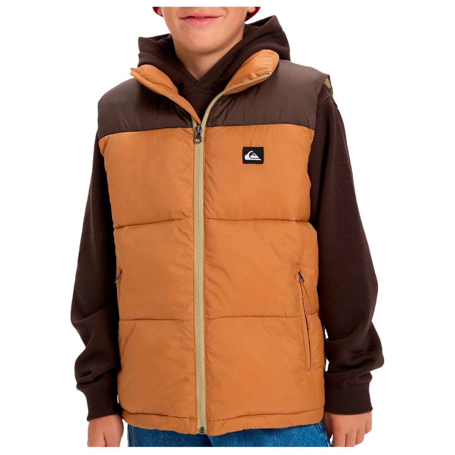 Детски зимен елек Quiksilver Kid's Cold Days Sleeveless Winter vest - Chocolate Brown