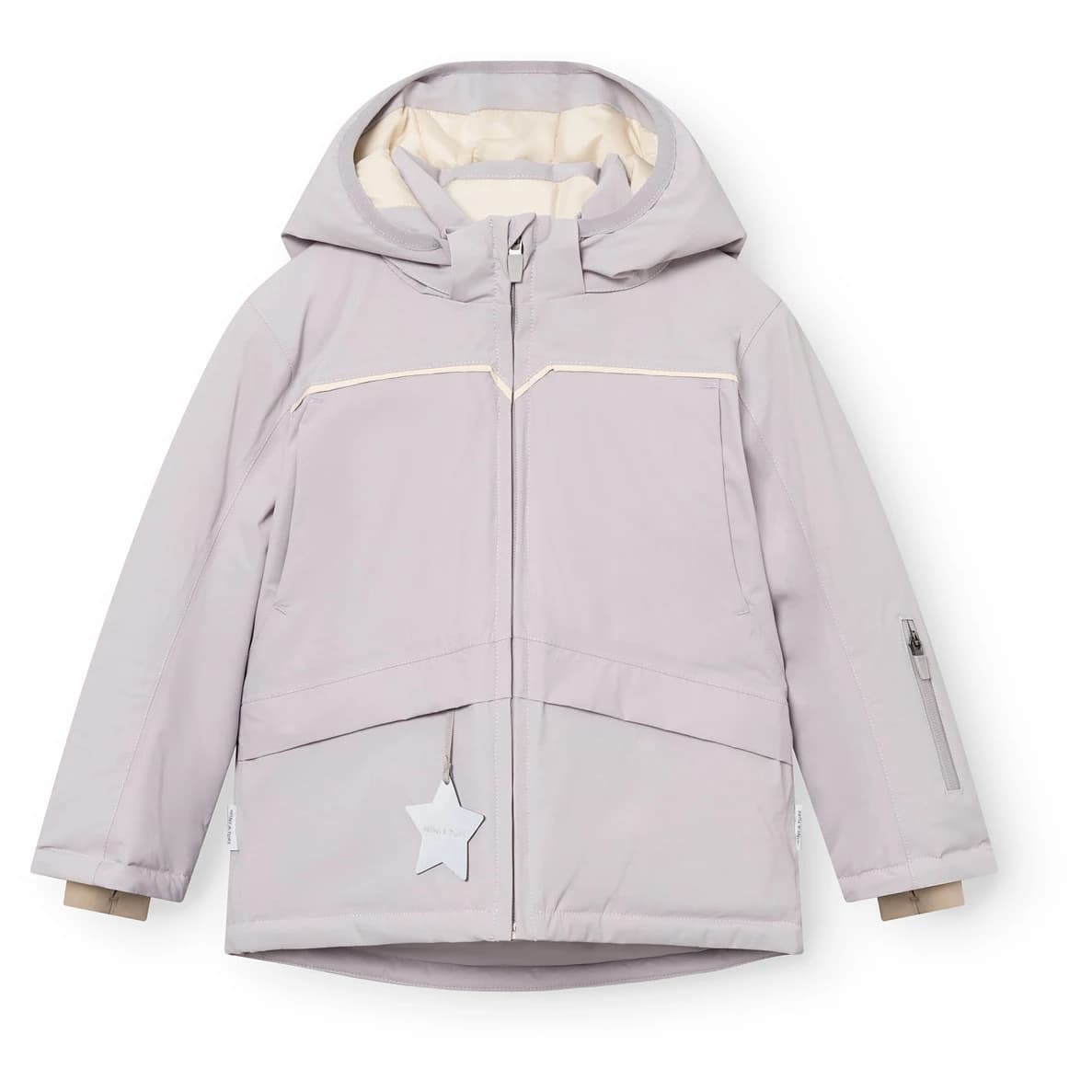 Детско ски яке Mini a ture Kid's Matadane Ski Tech Jacket Ski jacket - Purple Raindrops