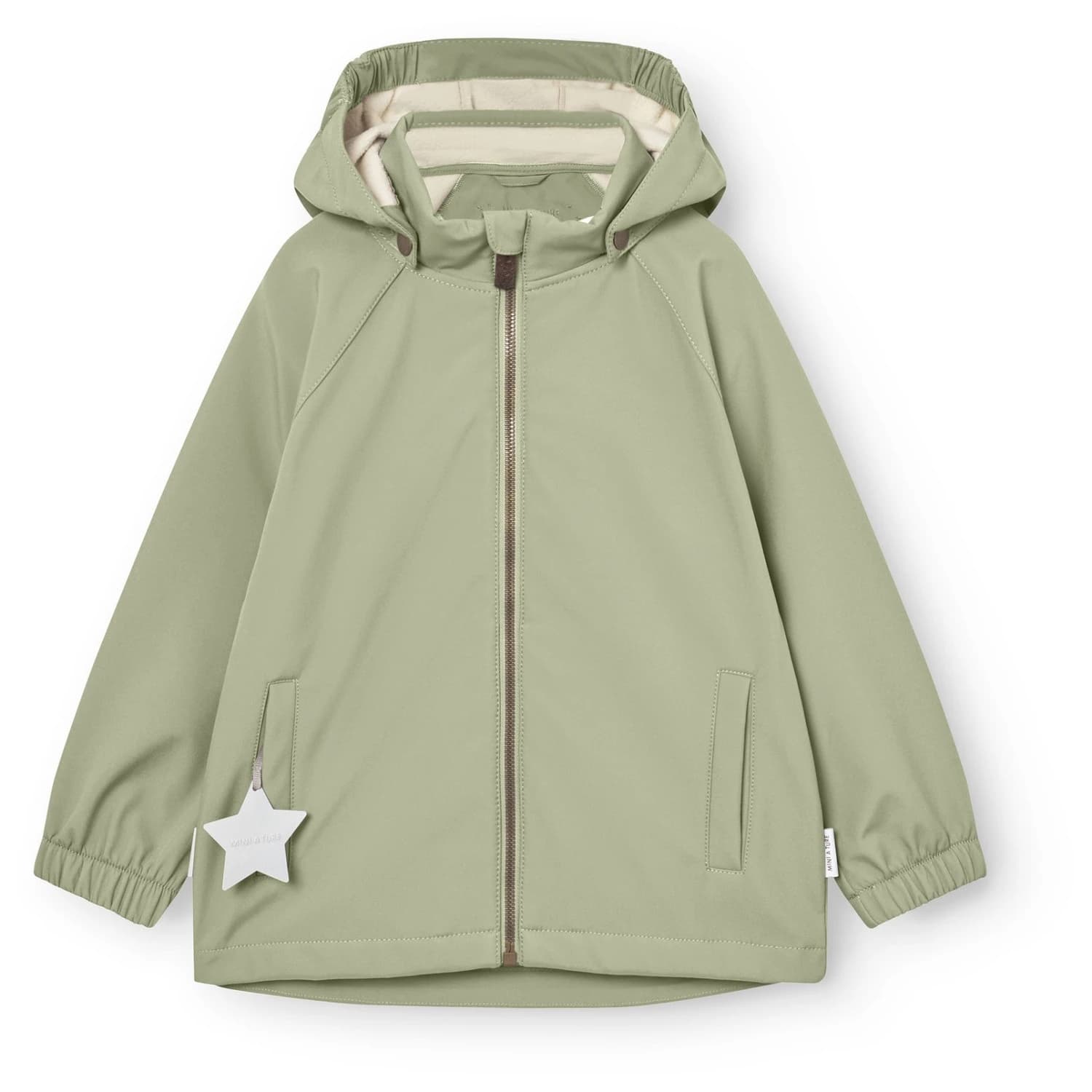 Детско софтшел яке Mini A Ture Kid's Mataden Softshell Jacket - Tea Green