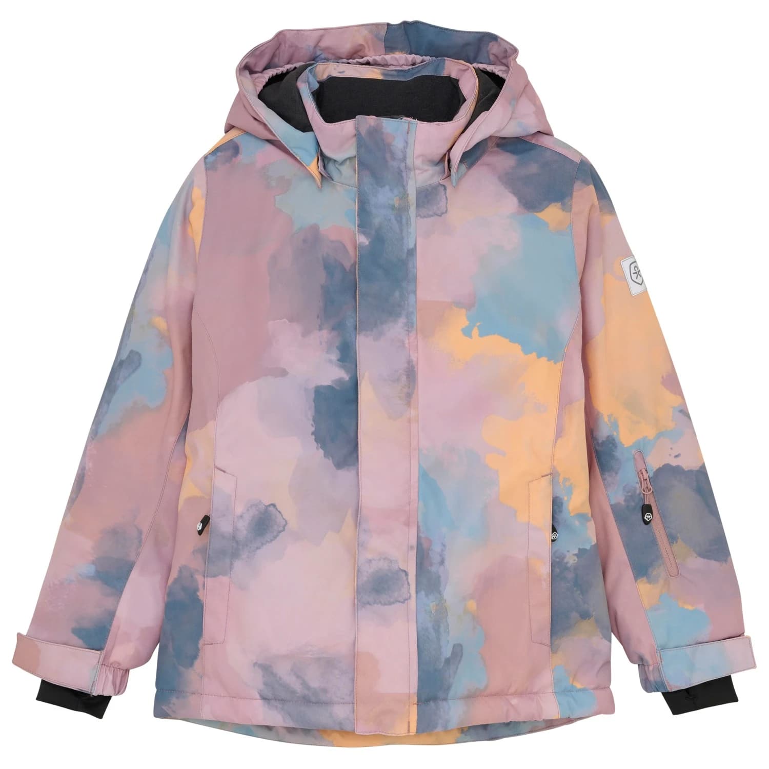 Детско ски яке Color kids Girl's Ski Jacket AOP Ski jacket - Woodrose