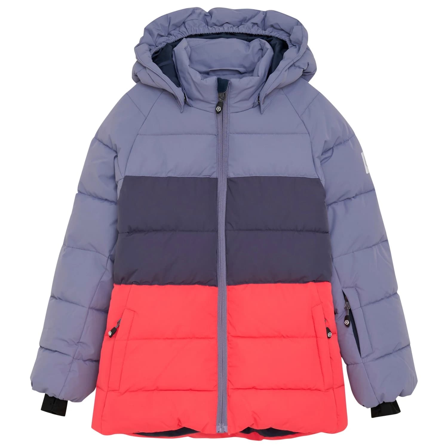 Детско ски яке Color kids Girl's Ski Jacket Quilt & Colorblock Ski jacket - Blue Granite