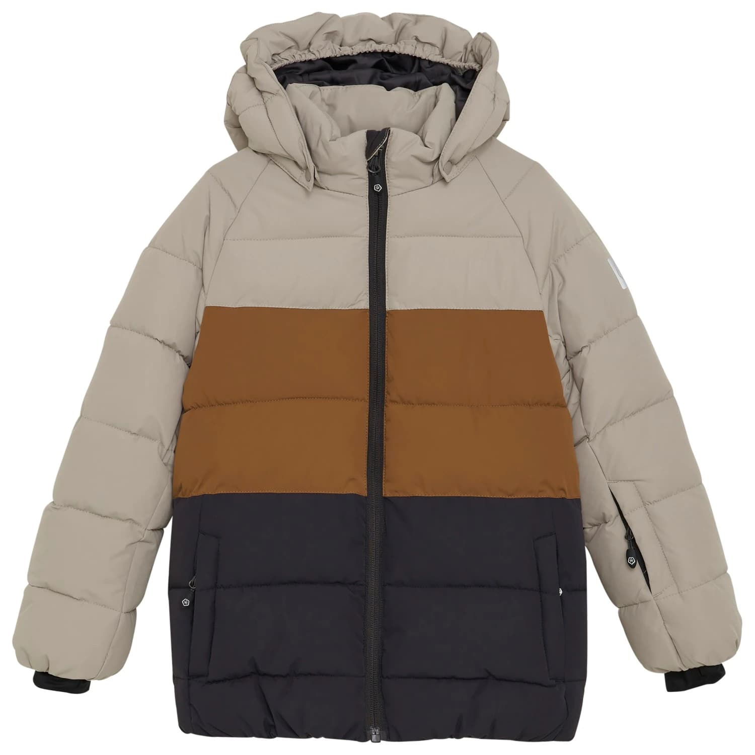 Детско ски яке Color kids Kid's Ski Jacket Quilt & Colorblock Ski jacket - Pure Cashmere