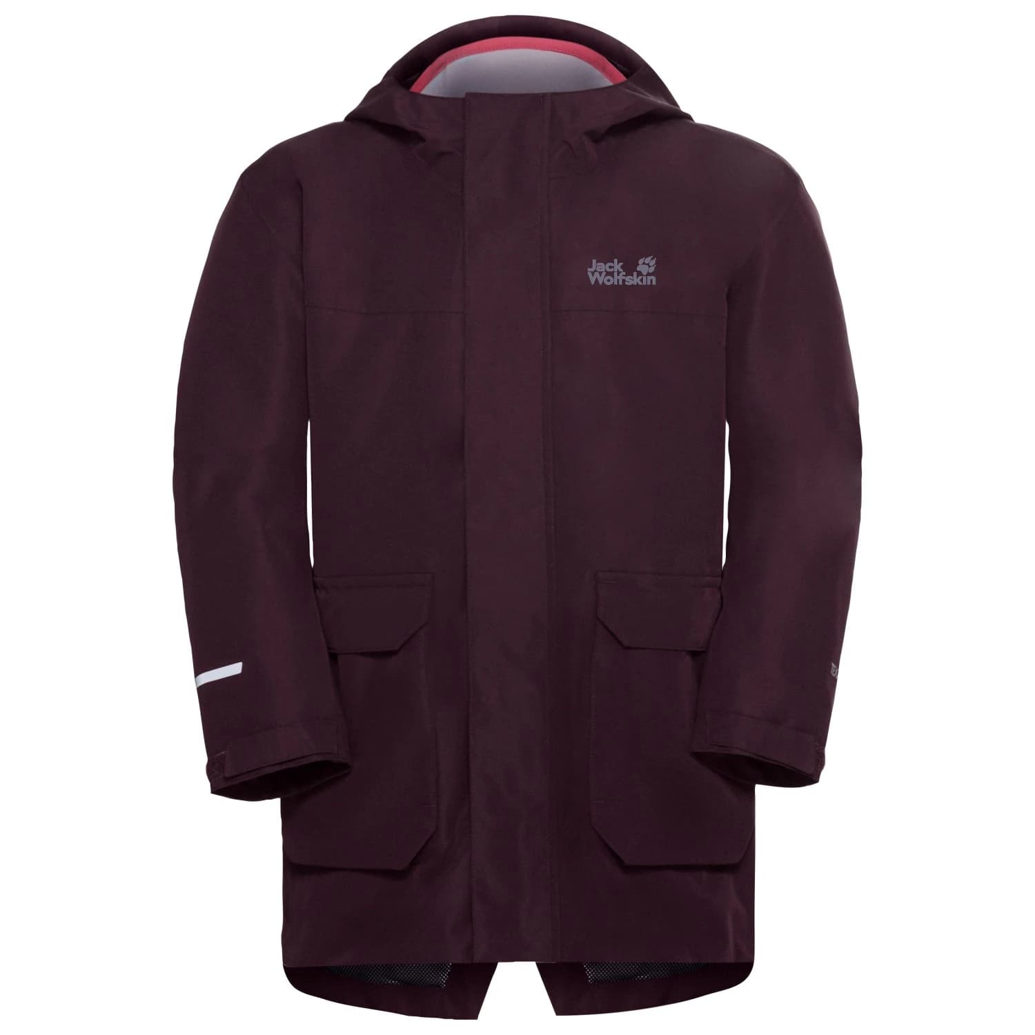 Детско 3-в-1 яке Jack Wolfskin Kid's 3in1 Canvey 3-in-1 jacket - Amaranth