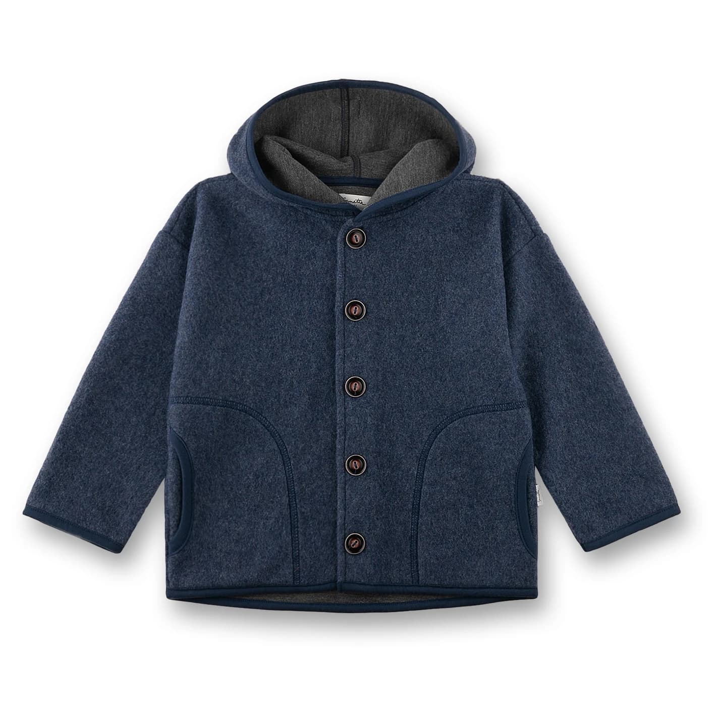Детско вълнено яке Sanetta Kid's Jacket 12156 Fleece jacket - Blue Night