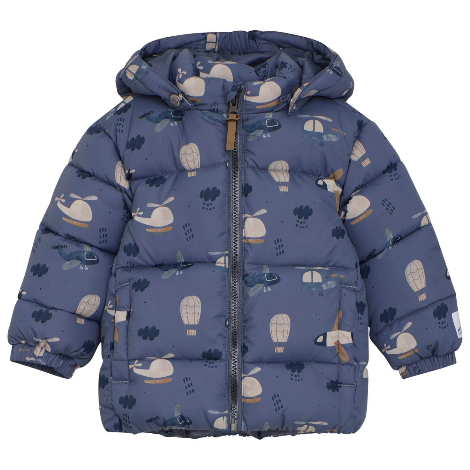 Детско зимно яке Minymo Kid's Quilted Jacket AOP Winter jacket - China Blue