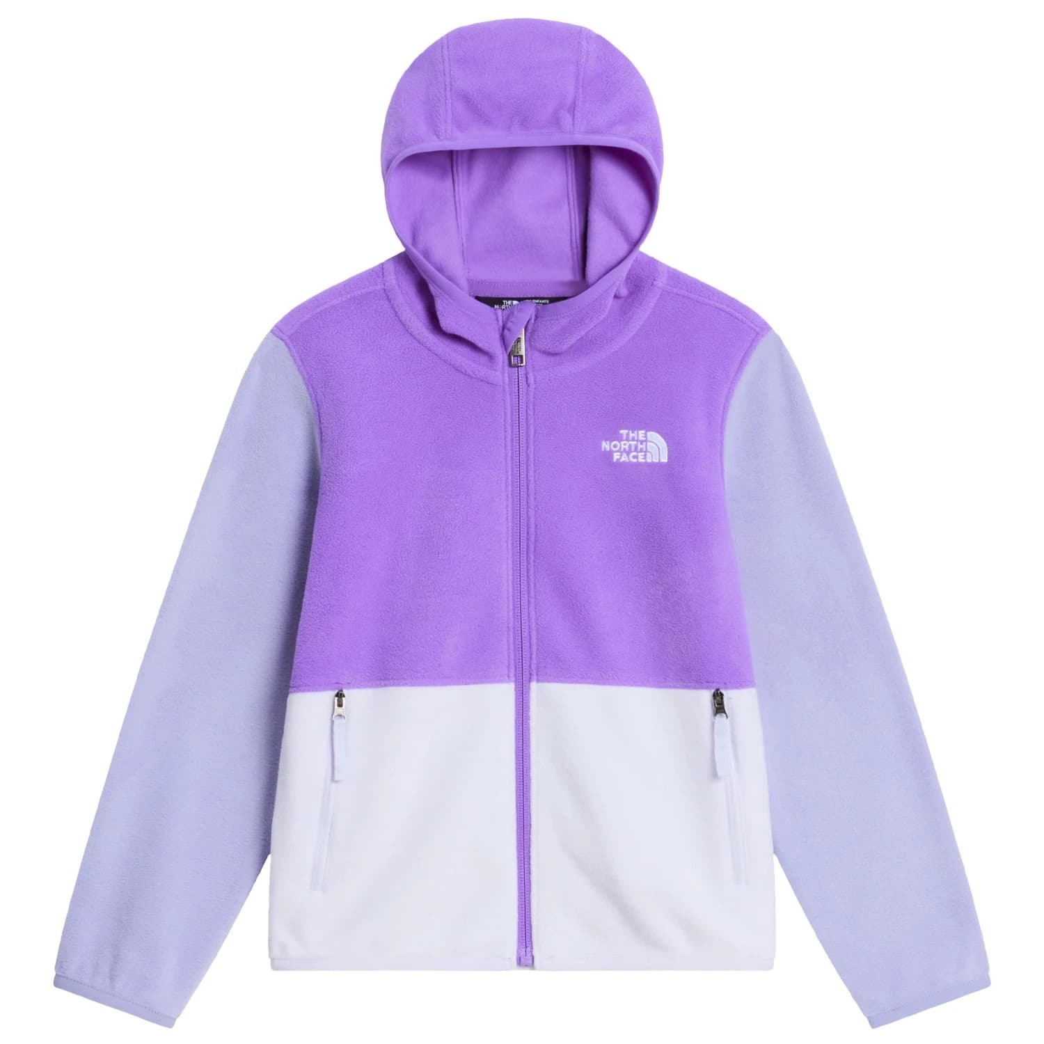 Детско поларено яке The North Face Kid's Glacier Fullzip Hoodie Fleece jacket - Elevation Purple / Ice Lilac