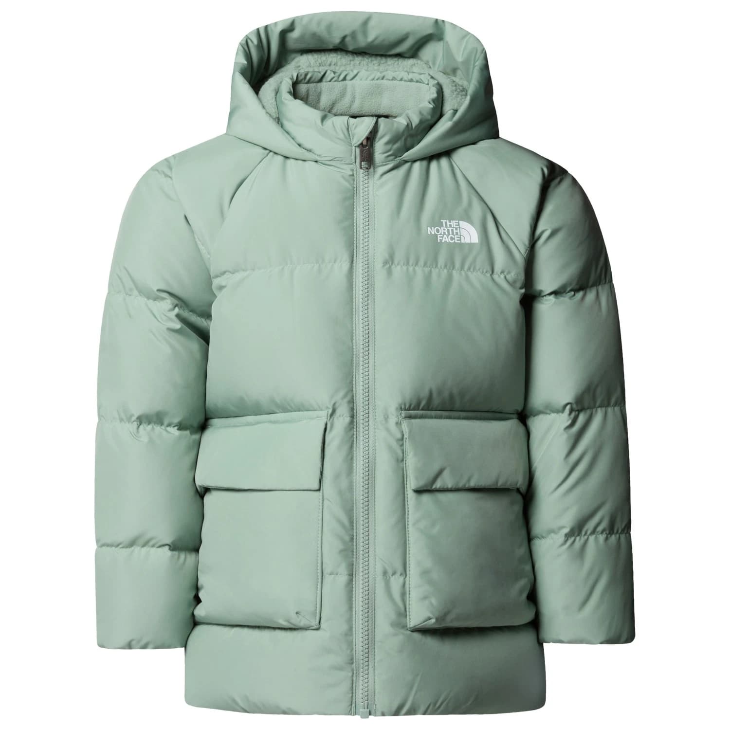 Детско пухено яке The North Face Kid's North Down Fleece Lined Parka Down jacket - Slate Moss