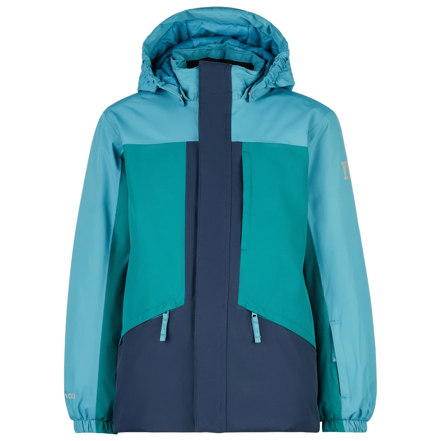 Детско ски яке Heber Peak Kids PinusHe. II Ski Jacket - Glacier Blue / Multi