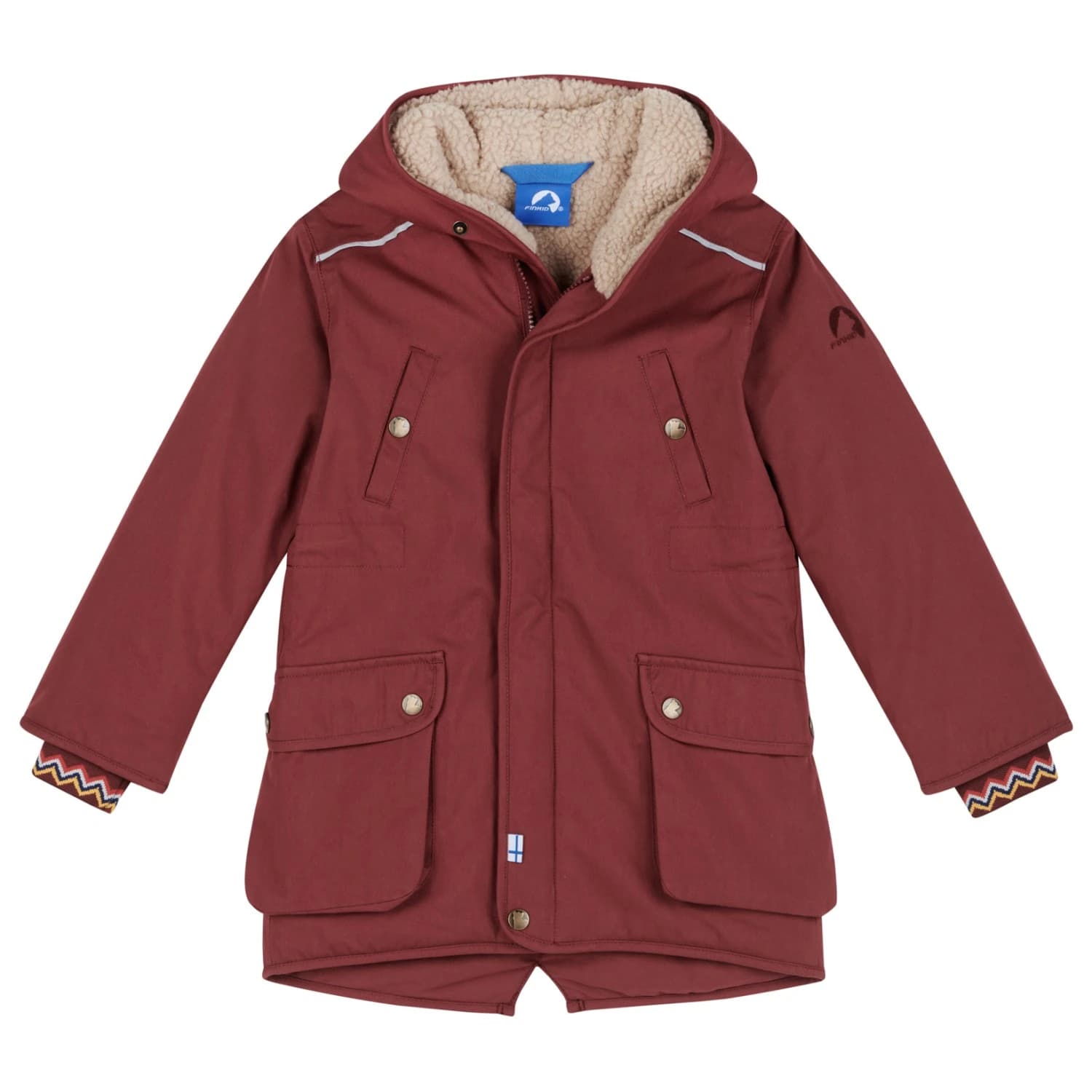 Детско яке парка Finkid Kid's Tuulikki Baltik Winter jacket - Cranberry