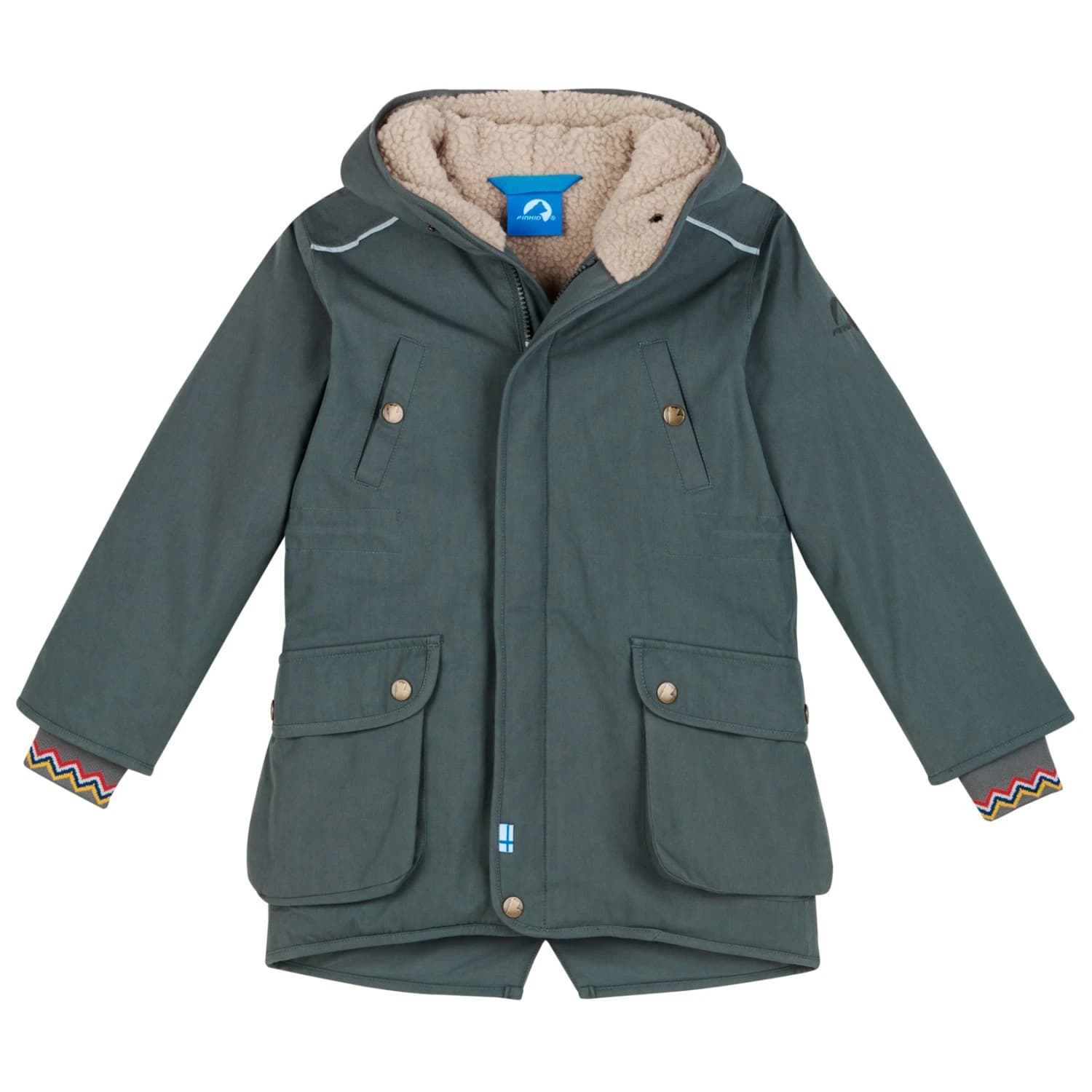 Детско яке парка Finkid Kid's Tuulikki Baltik Winter jacket - Dark Sage