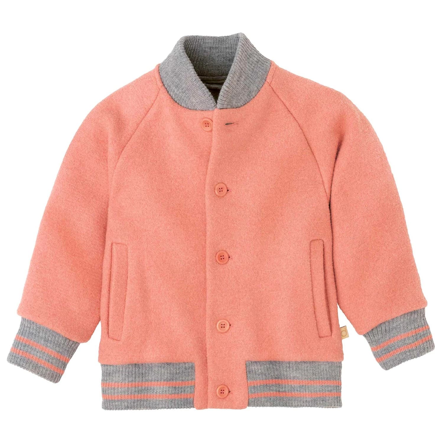 Детско вълнено яке Disana Kid's College-Jacke Wool jacket - Softpink