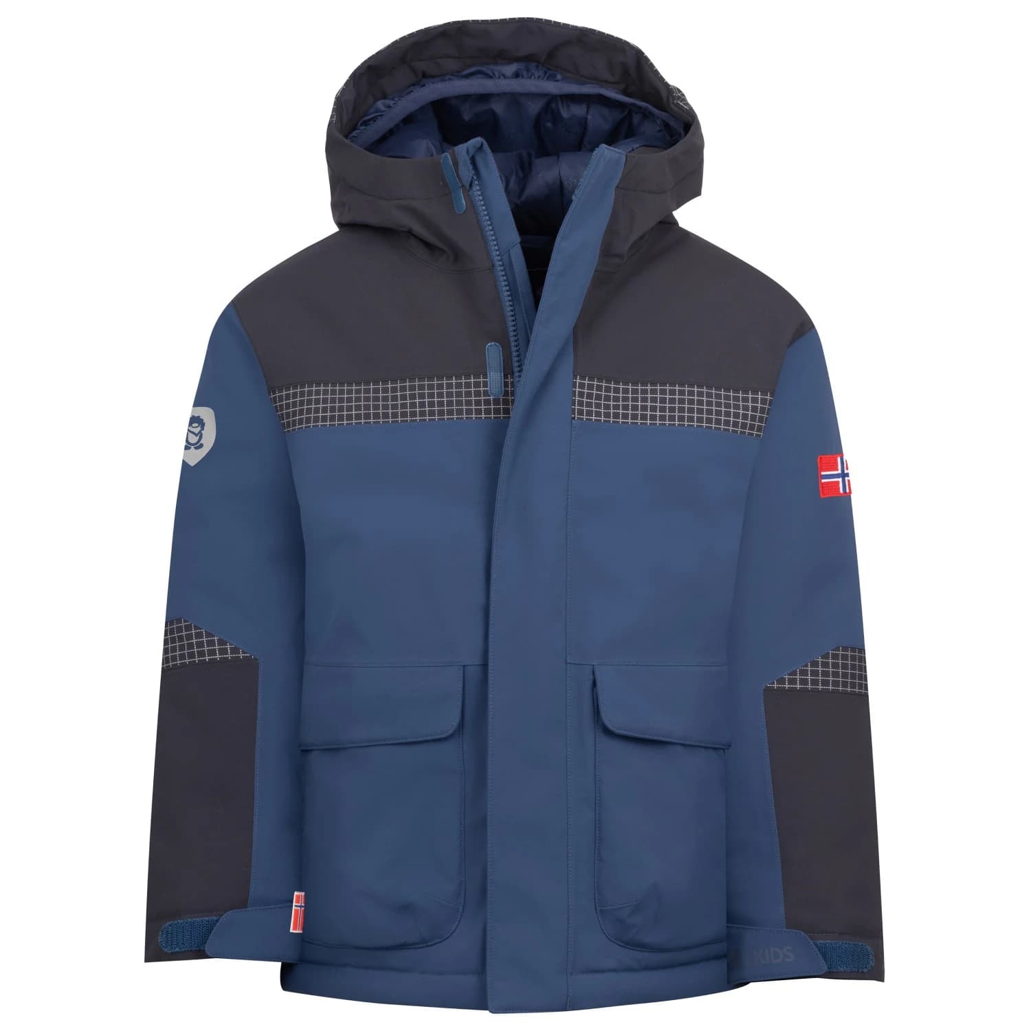 Детско зимно яке Trollkids Kid's Finnmark Jacket XT Winter jacket - Mystic Blue / Black