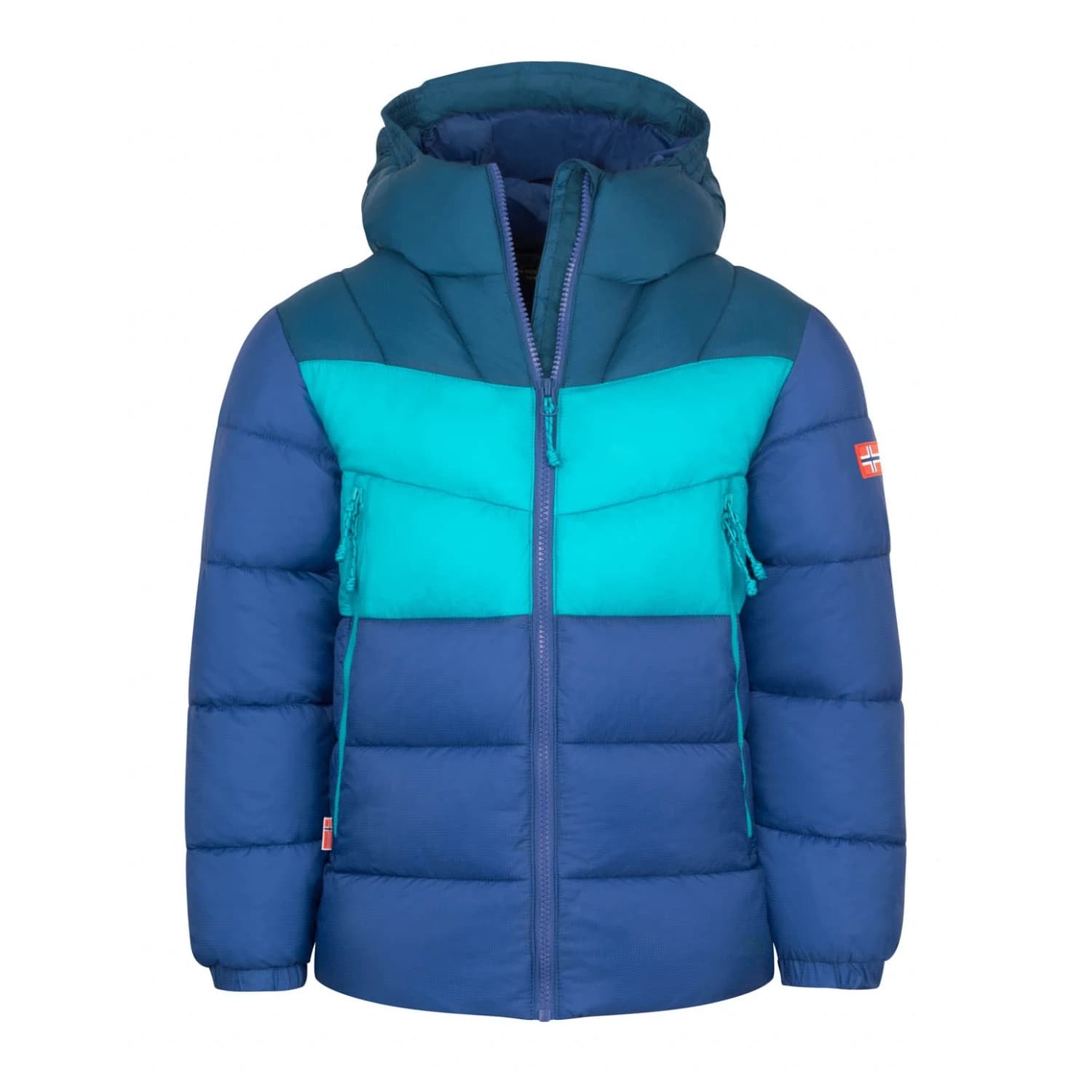 Детско синтетично яке Trollkids Kid's Kirkenes Jacket Synthetic jacket - Dark Turquoise / Madeira Blue