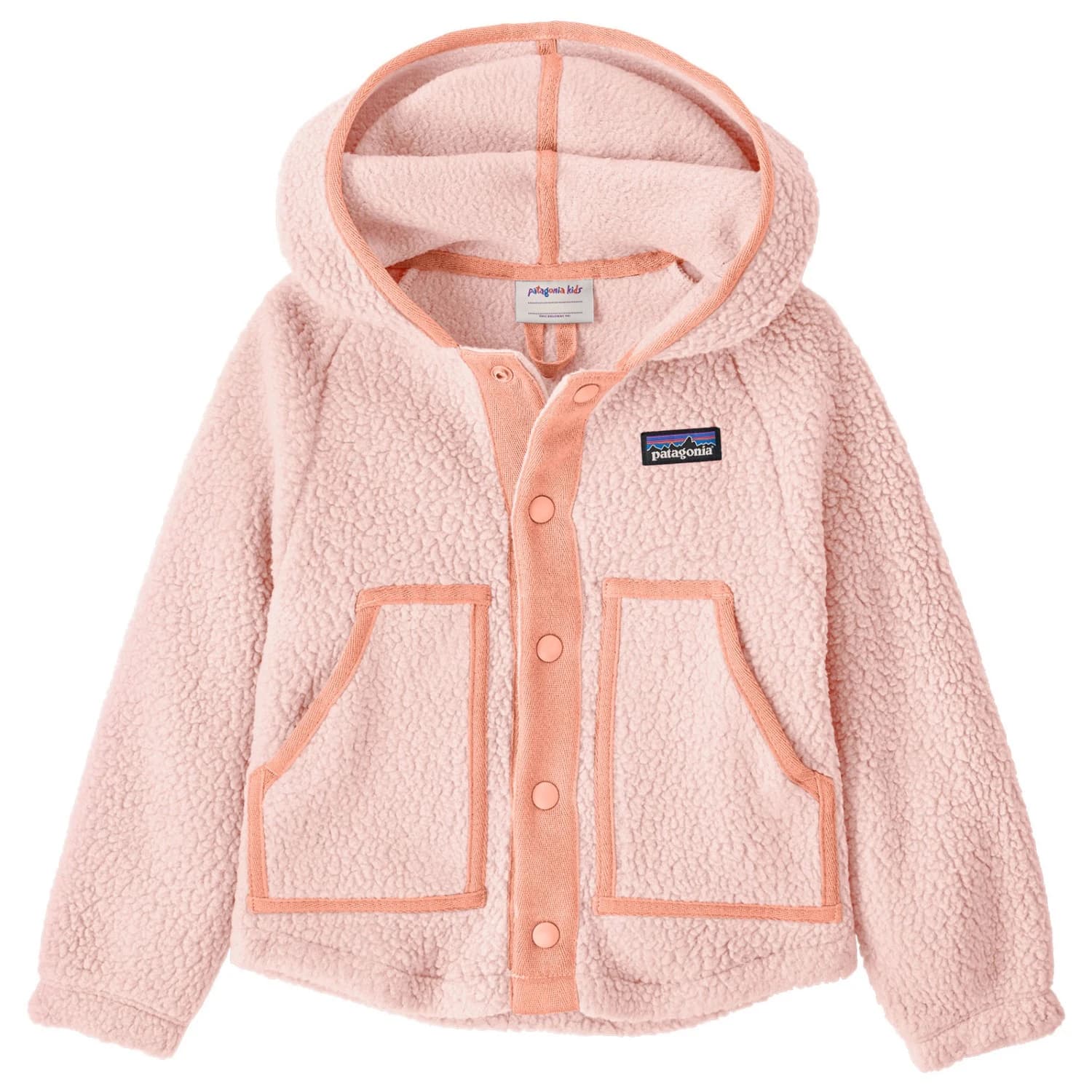 Детско поларено яке Patagonia Kid's Baby Retro Pile Jacket Fleece jacket - Pink Frost