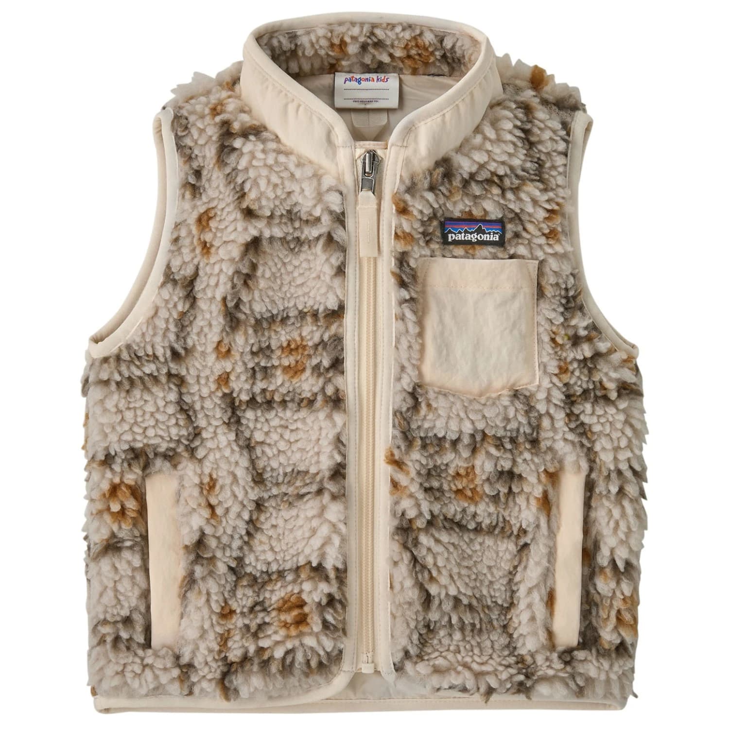 Детски поларен елек Patagonia Kid's Baby Retro-X Vest Fleece vest - Snowshoe Hare: Natural