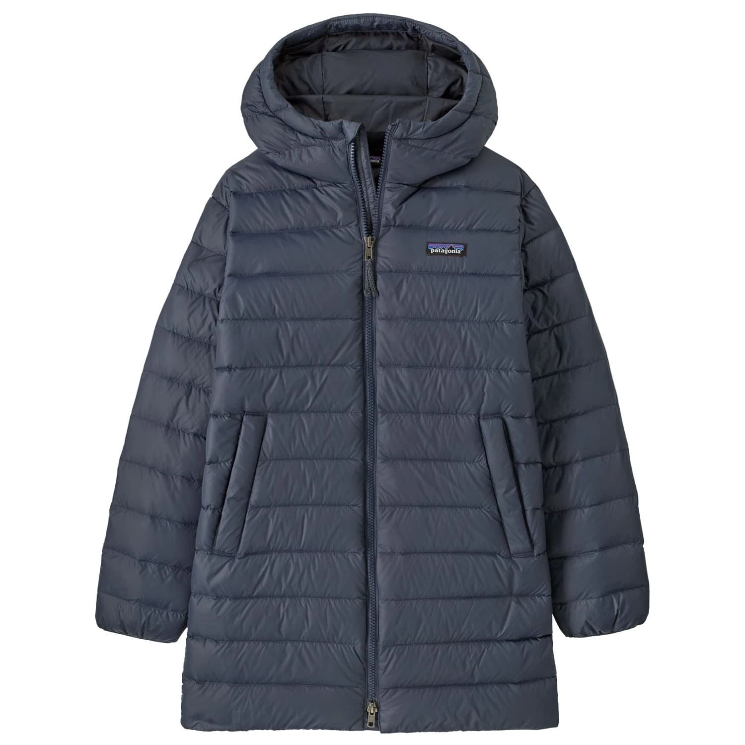 Детско пухено яке Patagonia Kid's Down Sweater Parka Down jacket - Smolder Blue