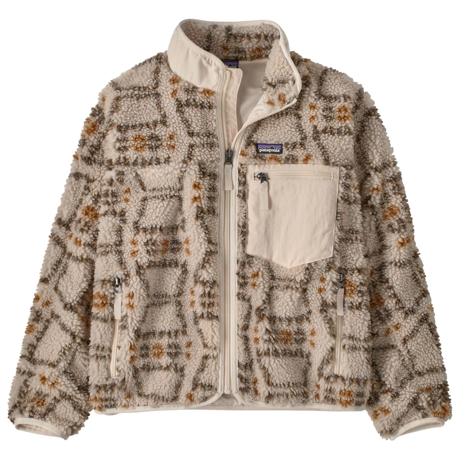 Детско поларено яке Patagonia Kid's Retro-X Jacket Casual jacket - Snowshoe Hare: Natural