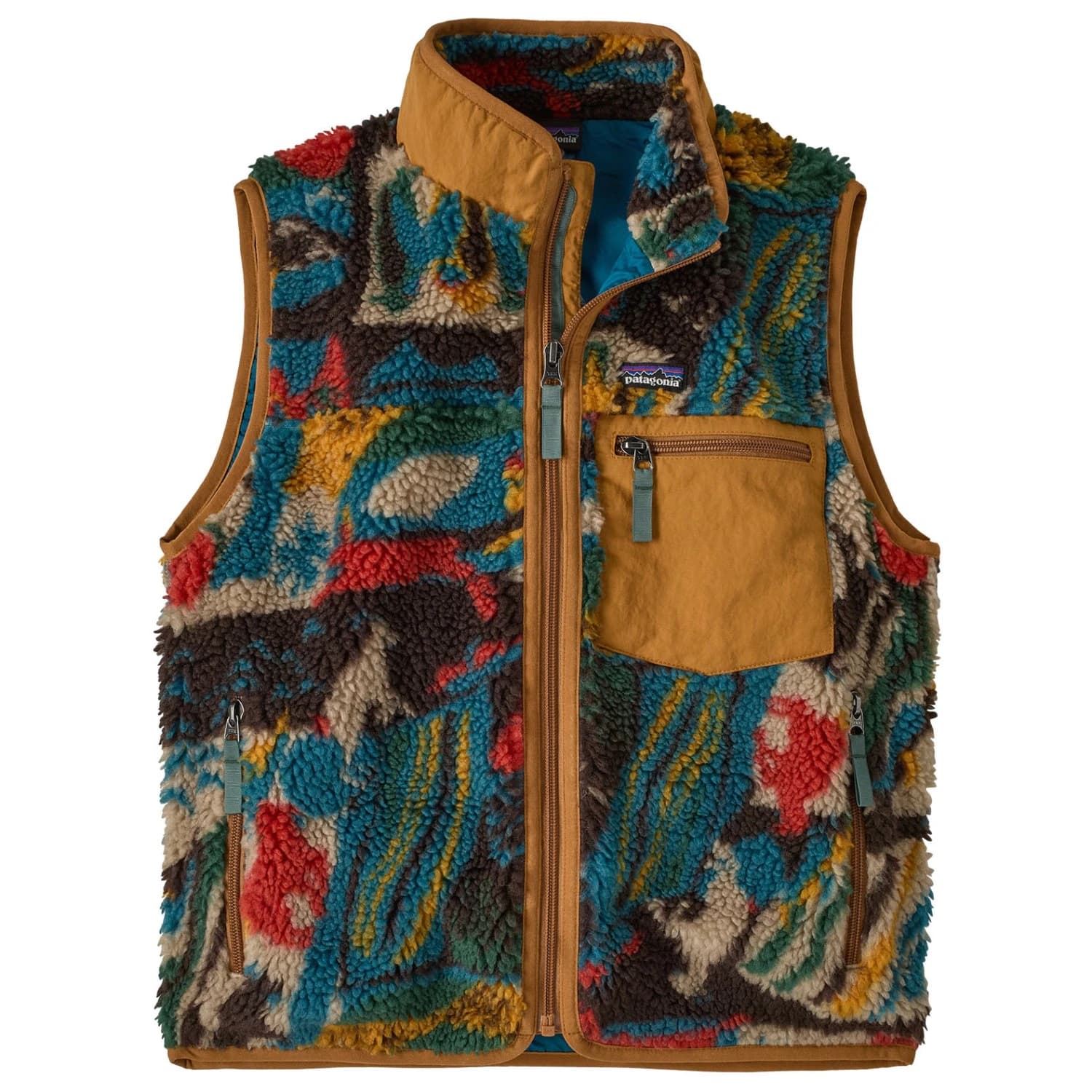 Детски поларен елек Patagonia Kid's Retro-X Vest Fleece vest - Let's Chat: Den Brown