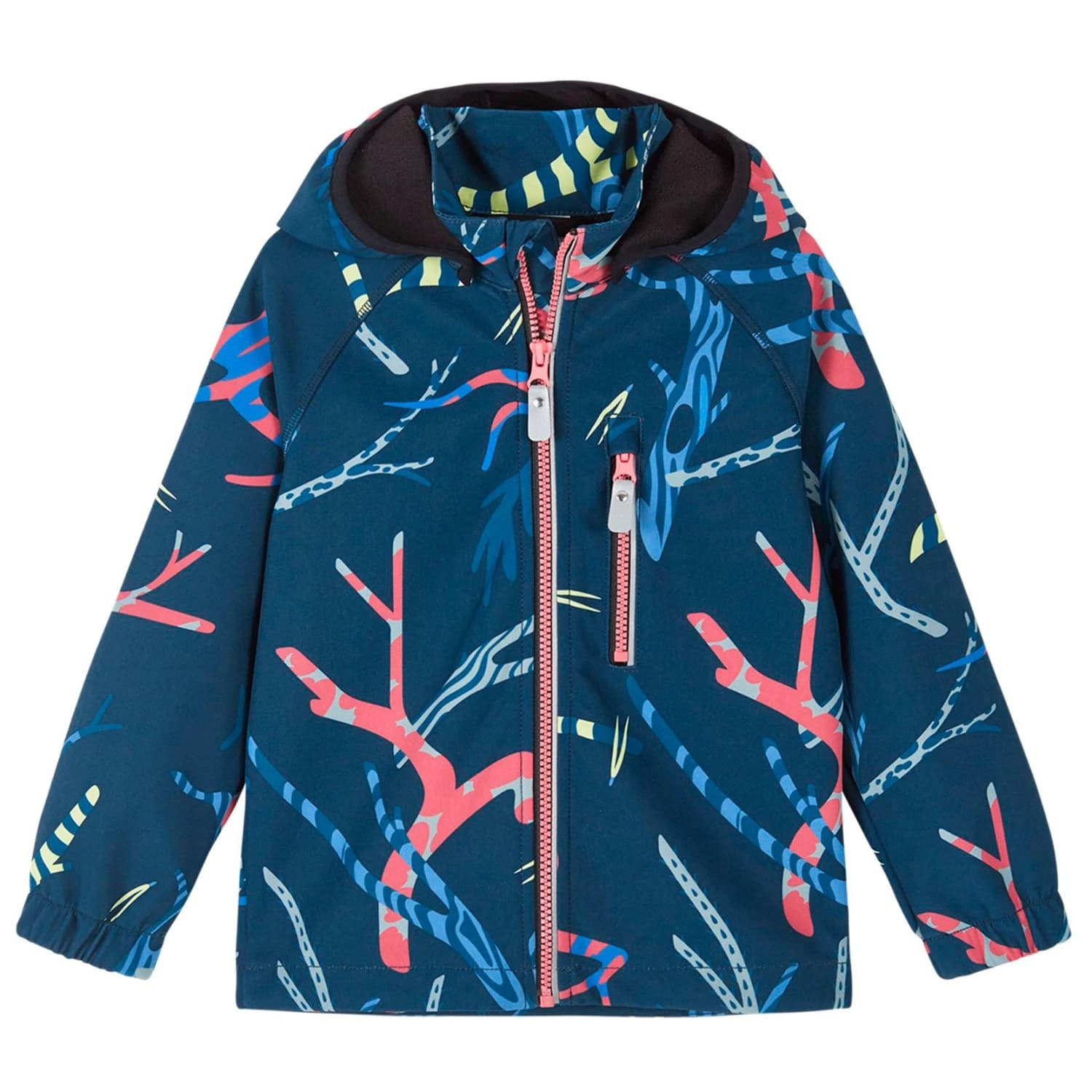 Детско софтшел яке Reima Kid's Vantti Softshell jacket - Navy AOP