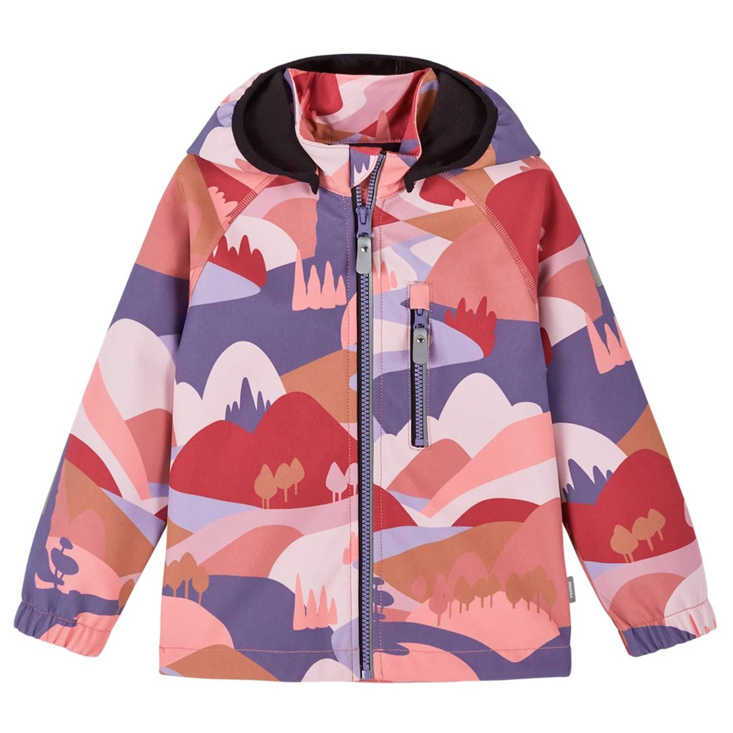 Детско софтшел яке Reima Kid's Vantti Softshell jacket - Rose Blush