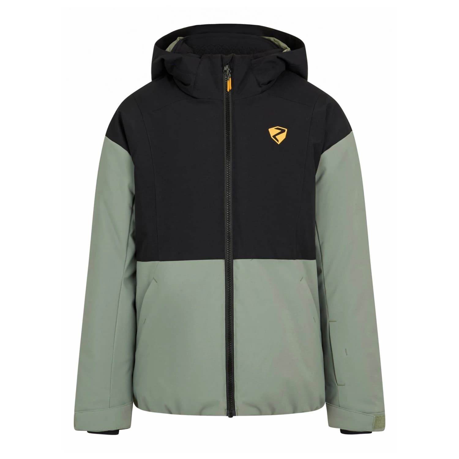 Детско ски яке Ziener Kid's Abbe-Z Ski jacket - Dusty Green Ripstop