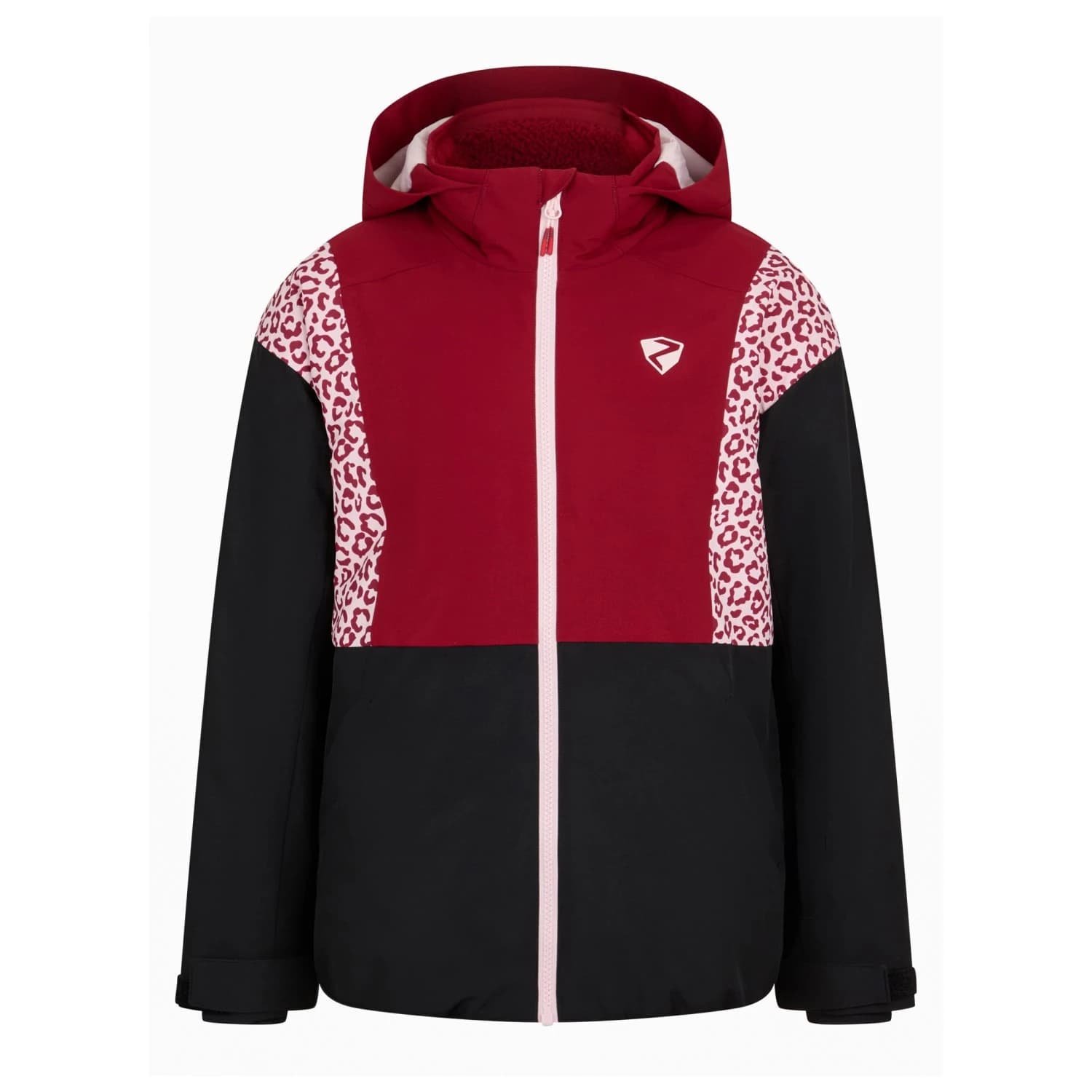 Детско ски яке Ziener Kid's Abbe-Z Ski jacket - Red Leo