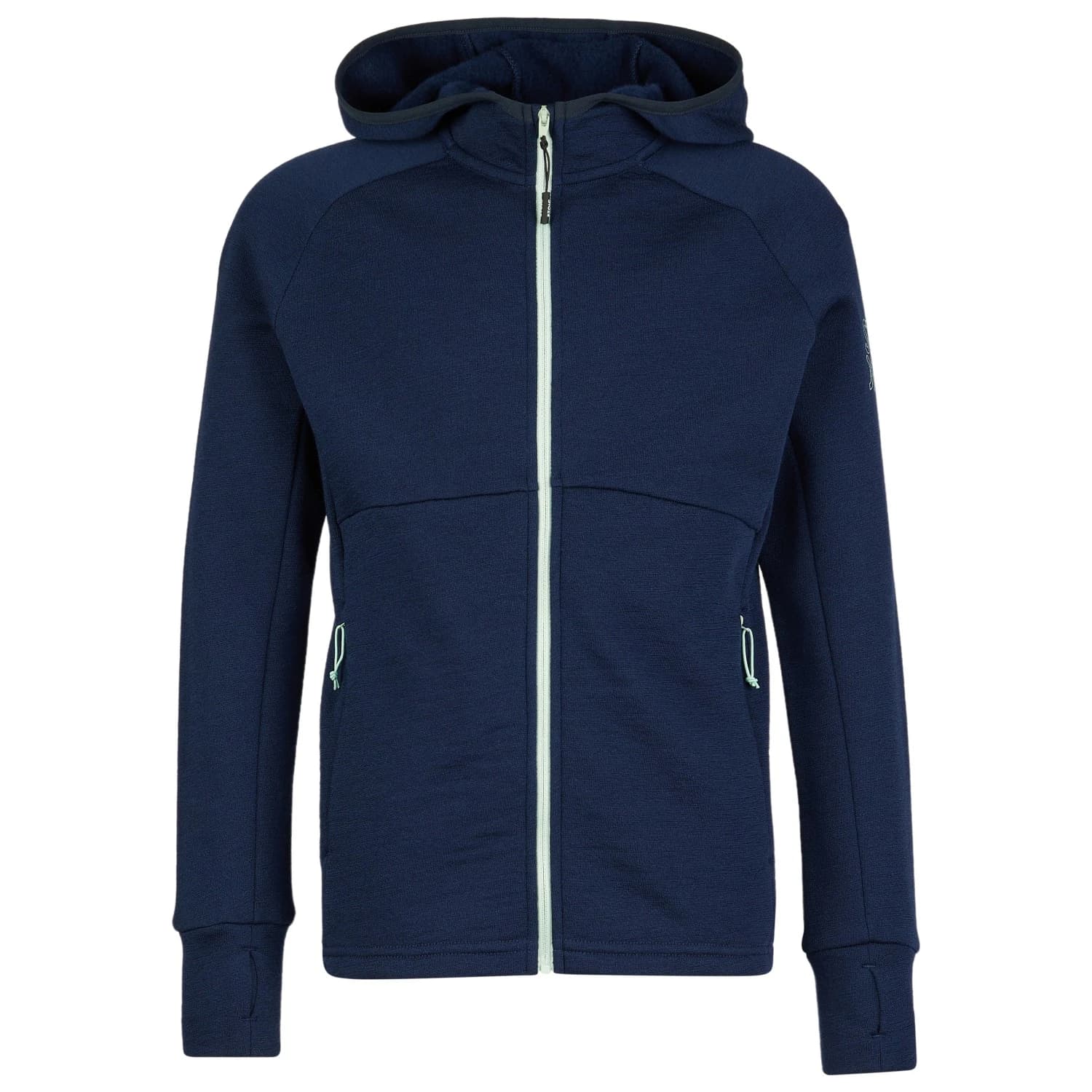 Детско вълнено яке Stoic Kid's MerinoFleece240 StorforsSt. Zip Hoody Merino hoodie - Navy