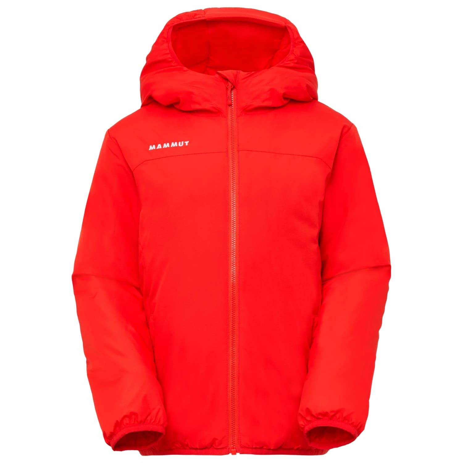 Детско синтетично яке Mammut Kid's Rime Insulation Hooded Jacket Synthetic jacket - Mammut Red
