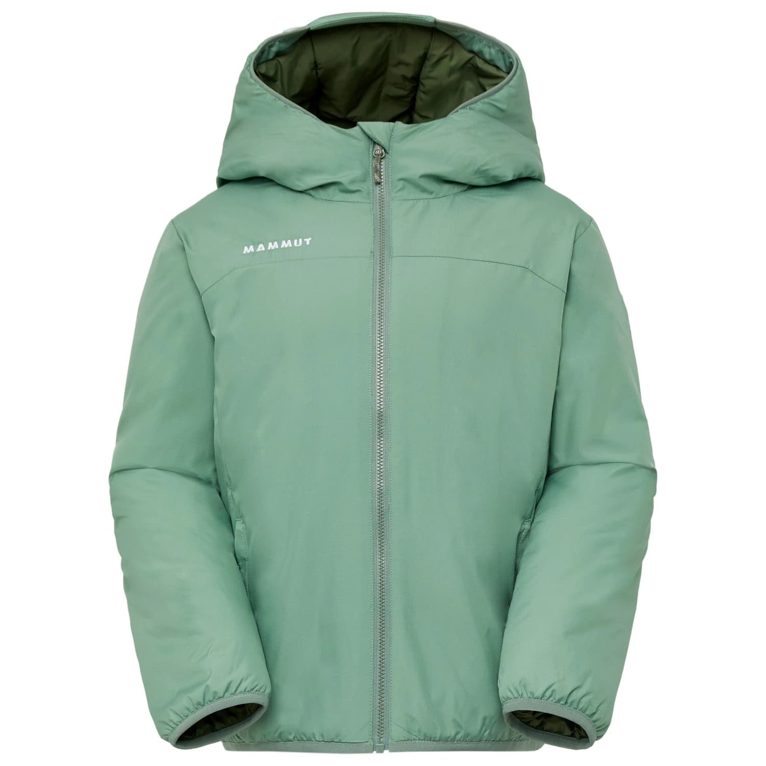 Детско синтетично яке Mammut Kid's Rime Insulation Hooded Jacket Synthetic jacket - Willow