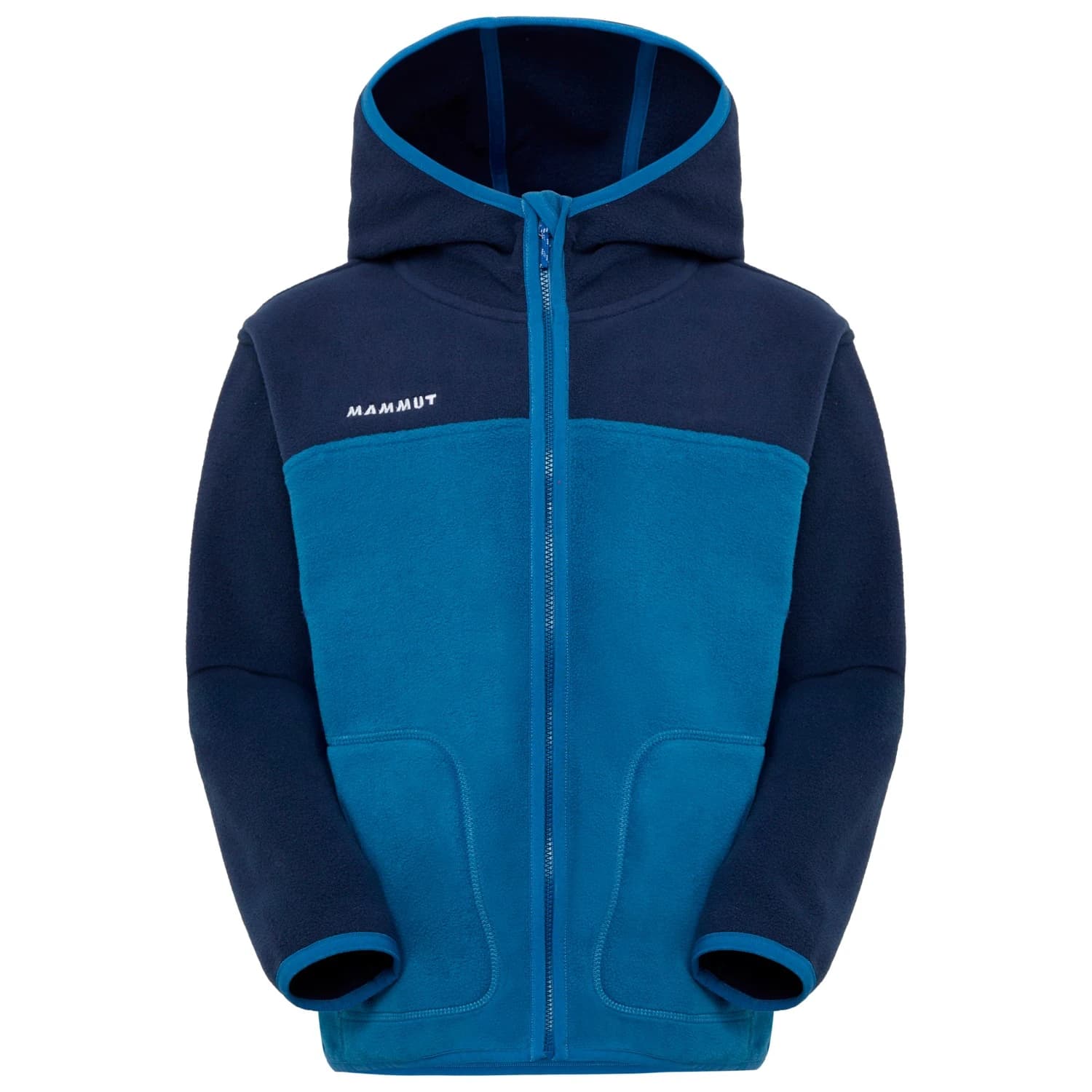 Детско поларено яке Mammut Kid's Waymarker Midlayer Hooded Jacket Fleece jacket - Tschiel / Marine