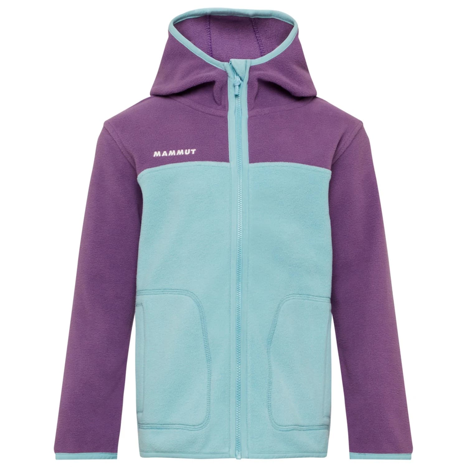 Детско поларено яке Mammut Kid's Waymarker Midlayer Hooded Jacket Fleece jacket - Nebla / Paloja