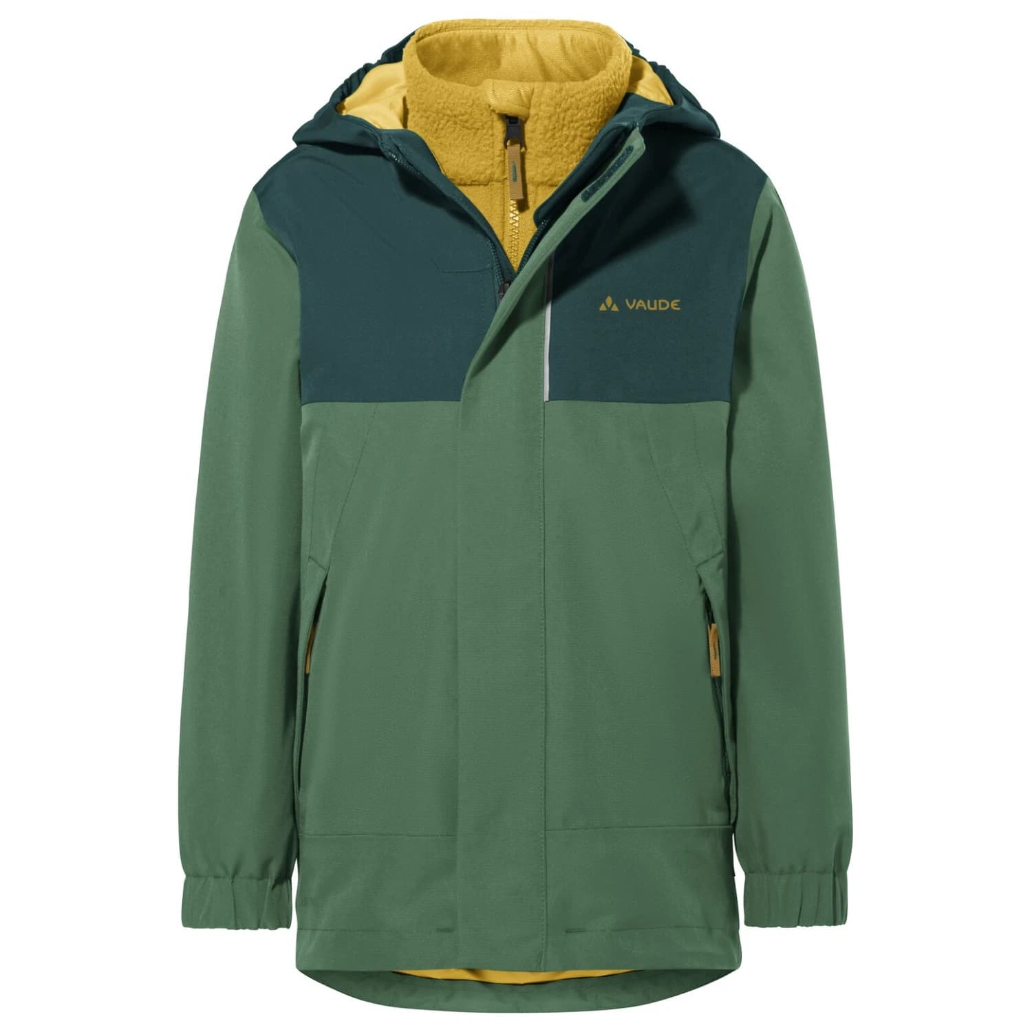 Детско 3-в-1 яке Vaude Kid's Caprea 3in1 Jacket 3-in-1 jacket - Woodland