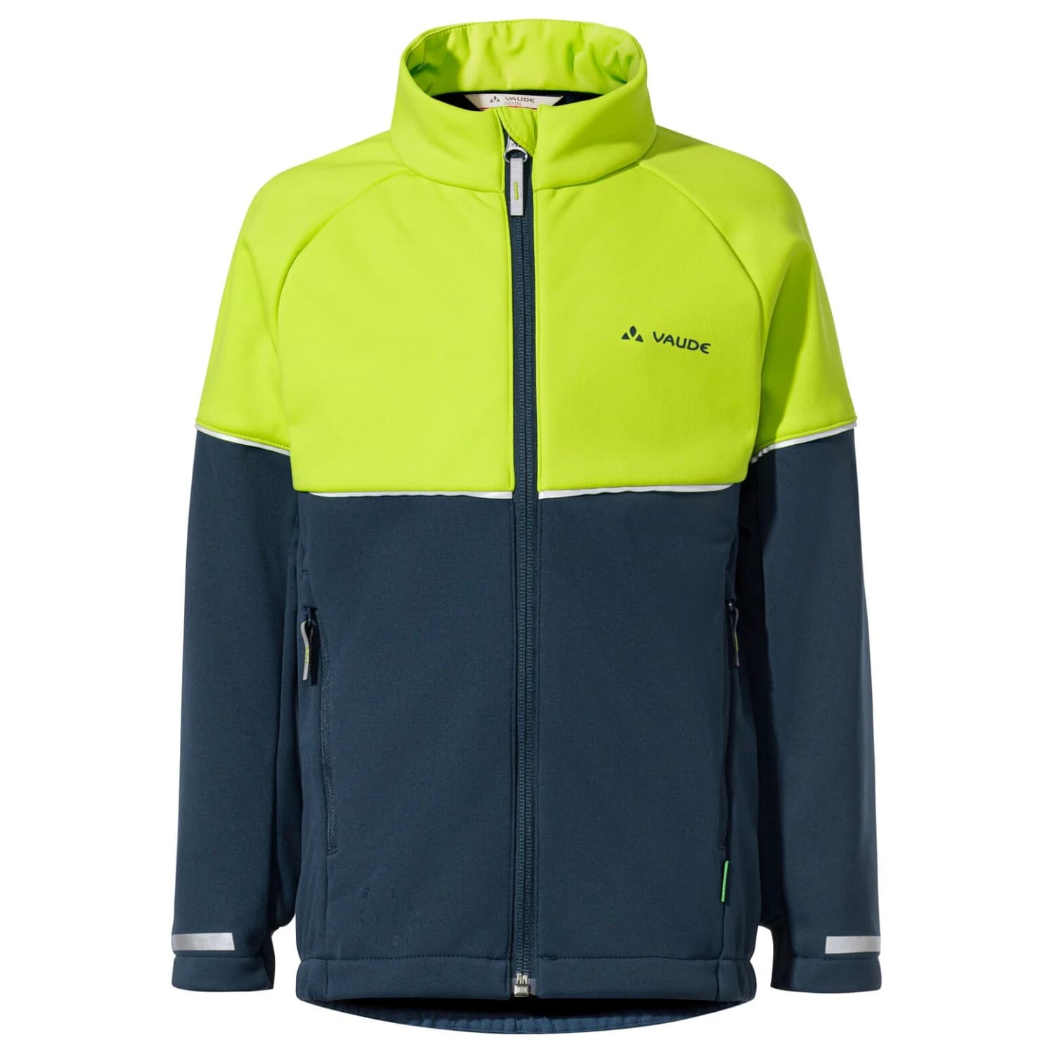 Детско софтшел яке Vaude Kid's Qimsa Softshell Jacket - Chute Green