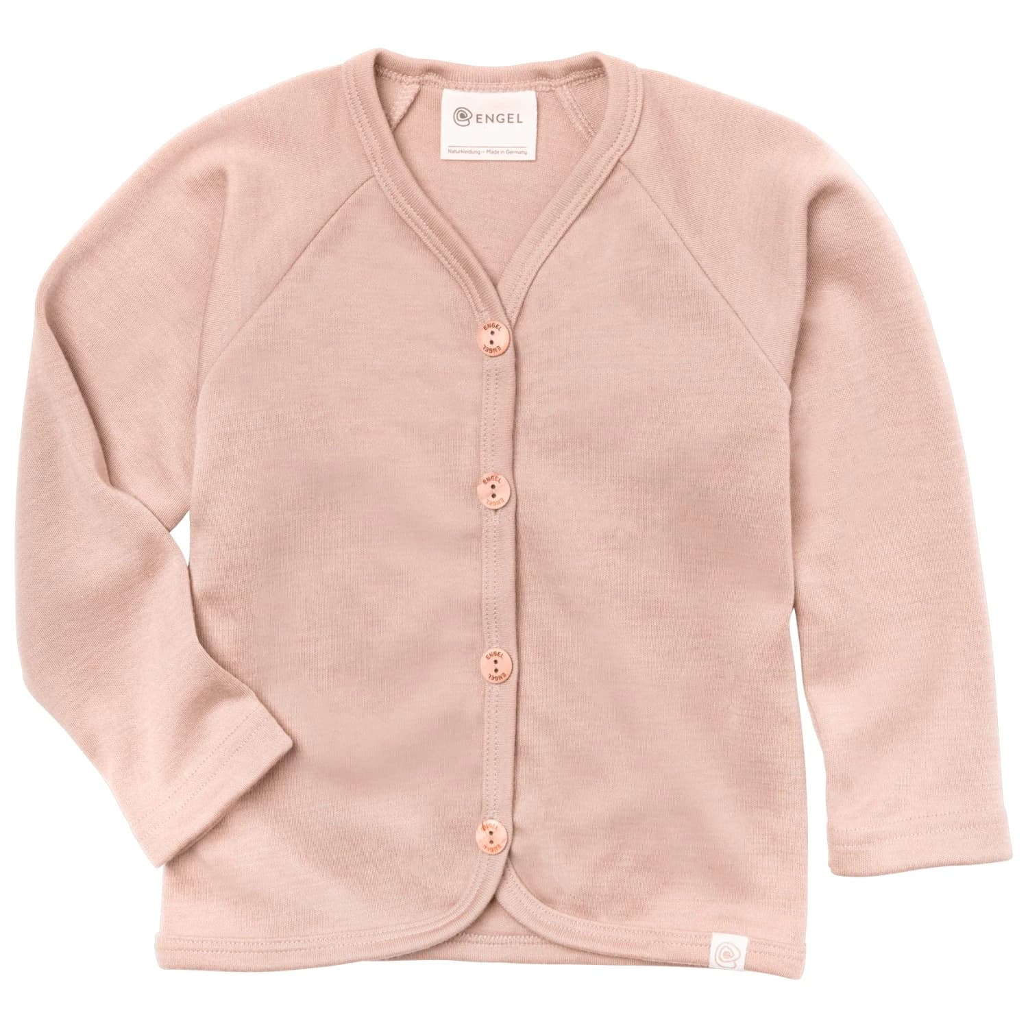 Детско вълнено яке Engel Kid's Cardigan Cardigan - Dustyrose