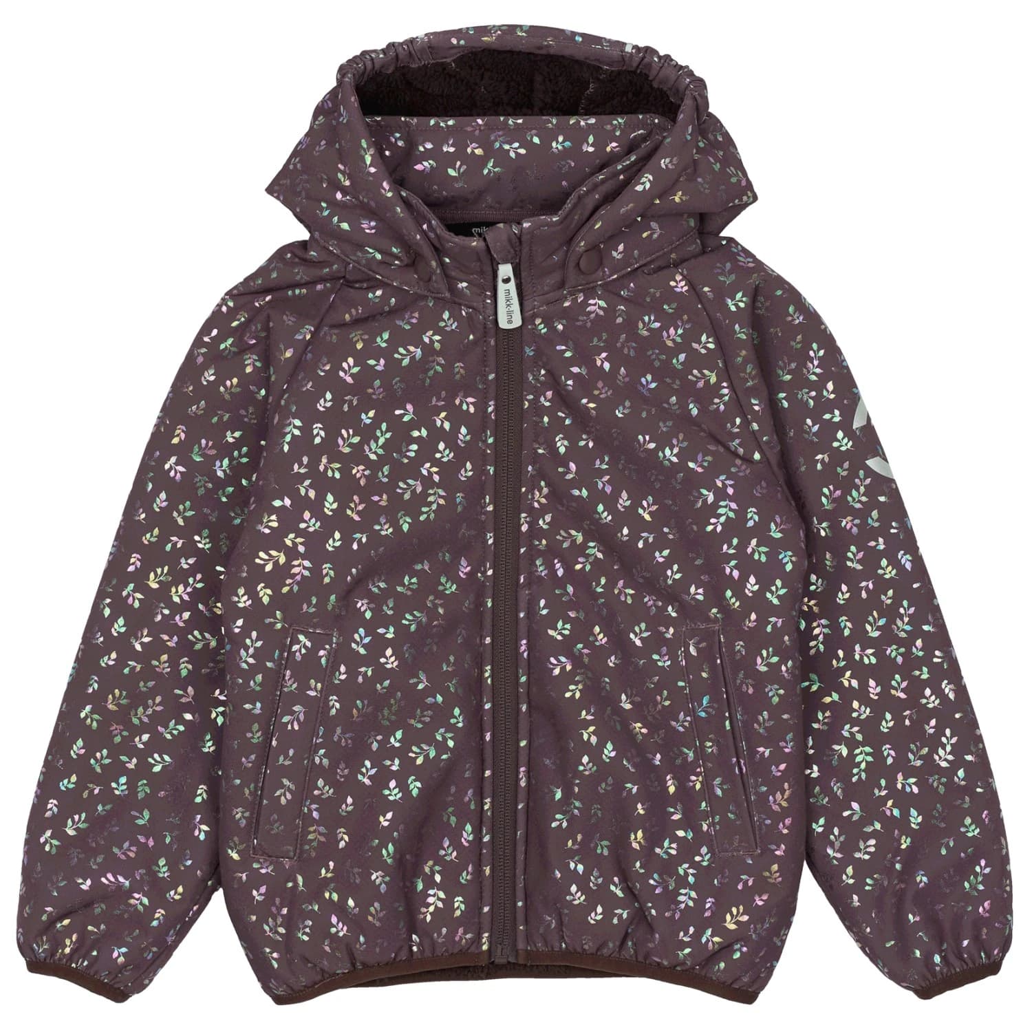 Детско софтшел яке Mikk-line Kid's Teddy Softshell Jacket with Waist Softshell jacket - Raisin