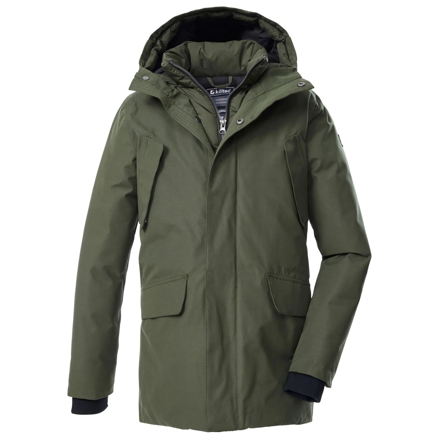 Яке парка killtec Boy's KOW 234 Parka - Dark Olive