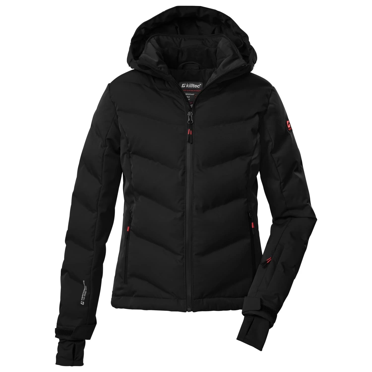 Ски яке Killtec Girl's KSW 199 Ski Qltd Jacket Ski jacket - Black