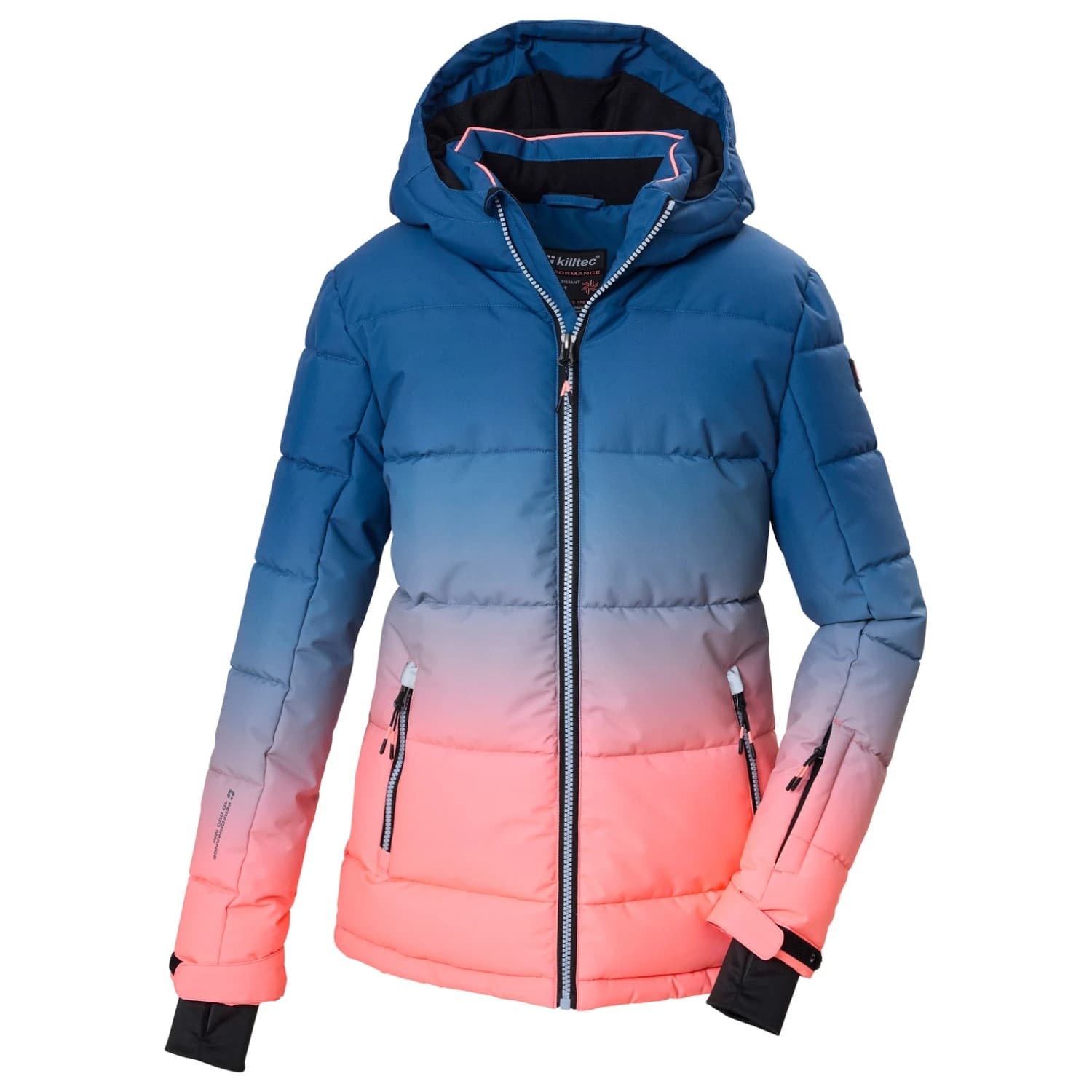 Ски яке killtec Girl's KSW 330 Ski Qltd Jacket Ski jacket - Hellpink