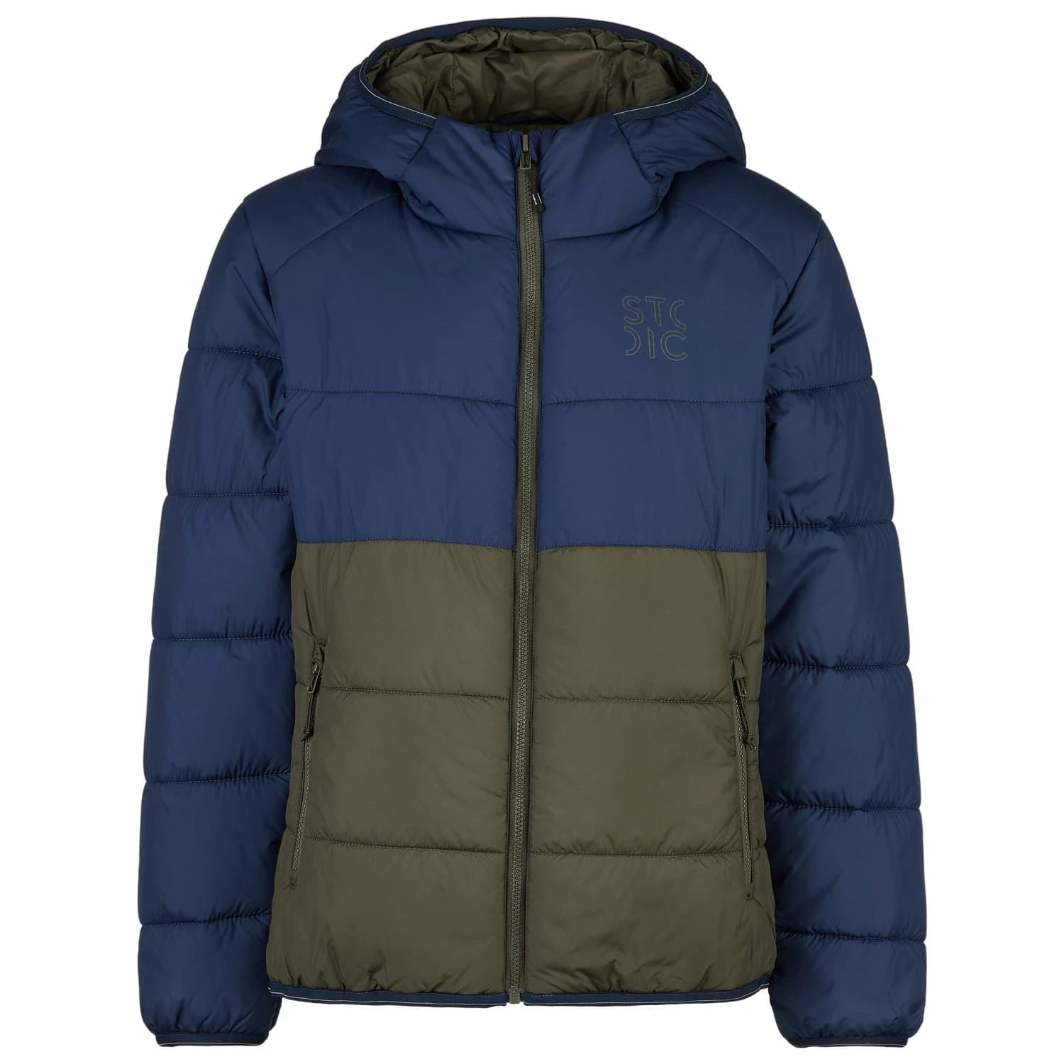 Детско синтетично яке Stoic Kid's MountainWool200 Strobo Hoody Synthetic jacket - Navy Blue / Dark Olive