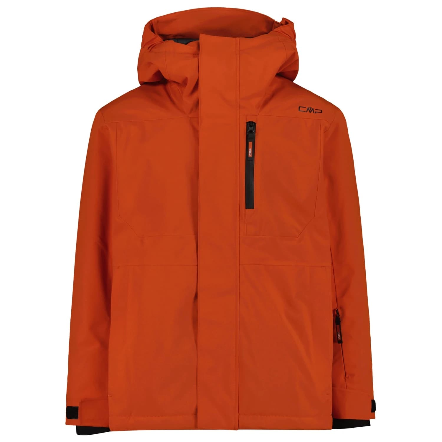 Детско ски яке CMP Kid's Jacket Fix Hood Ski jacket - Brick