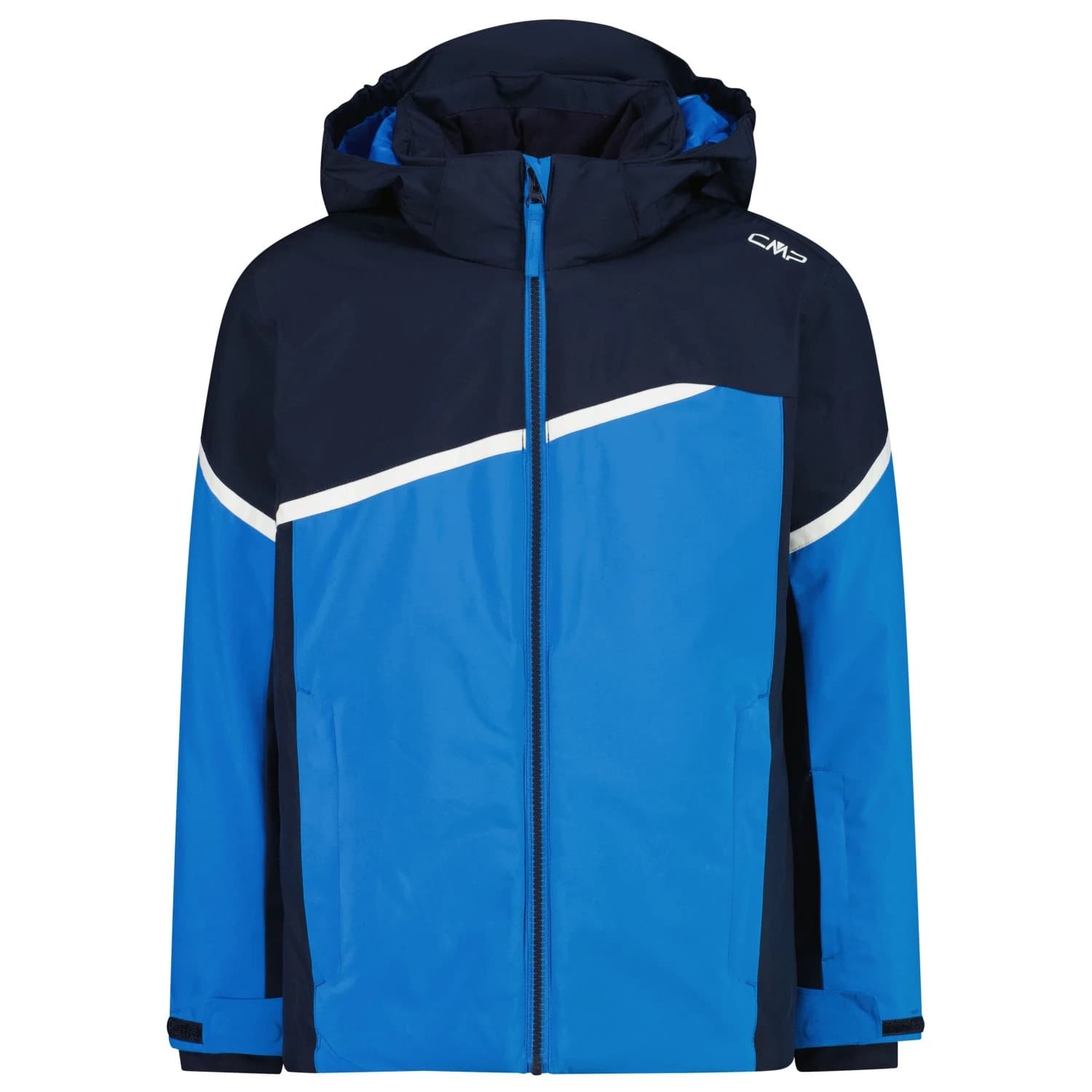 Детско ски яке Cmp Kid's Jacket Snaps Hood Ski jacket - Royal Blue